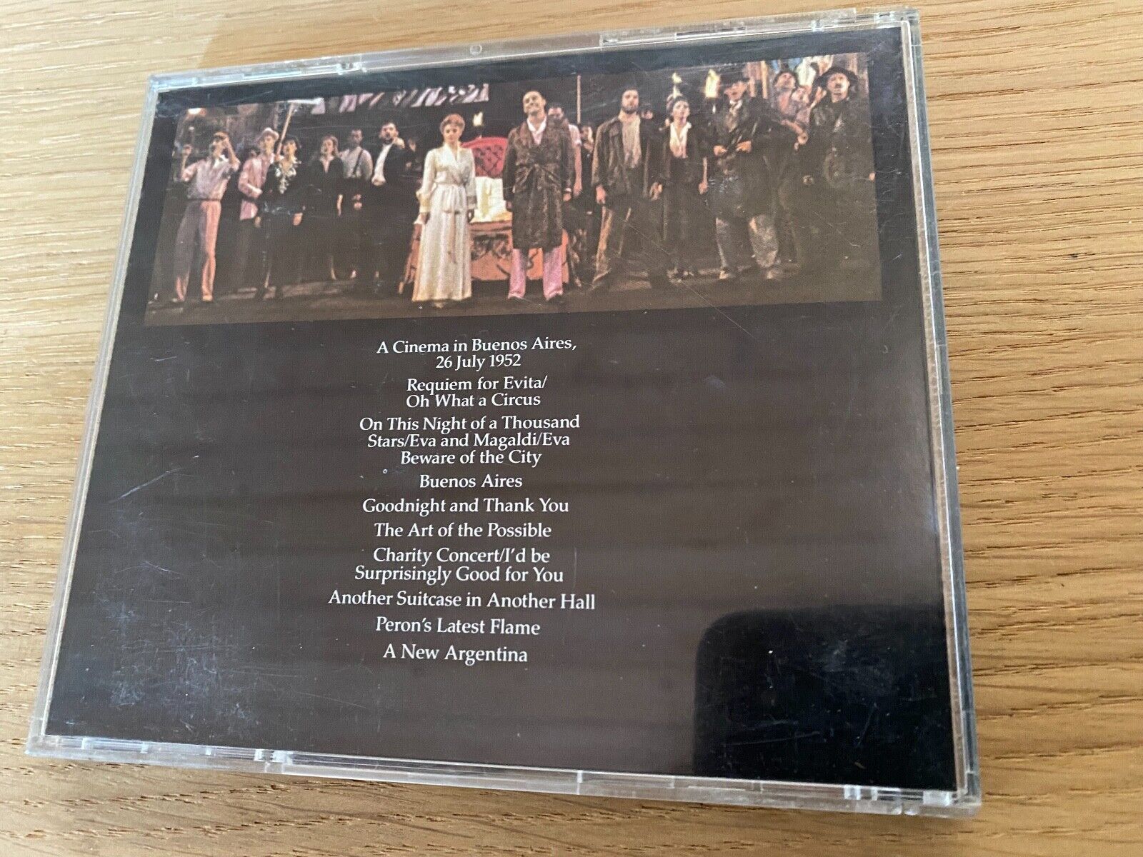 EVITA PREMIERE AMERICAN RECORDING DISC 1 1979 CD ALBUM 10 TRACKS MCA RECORDS USA