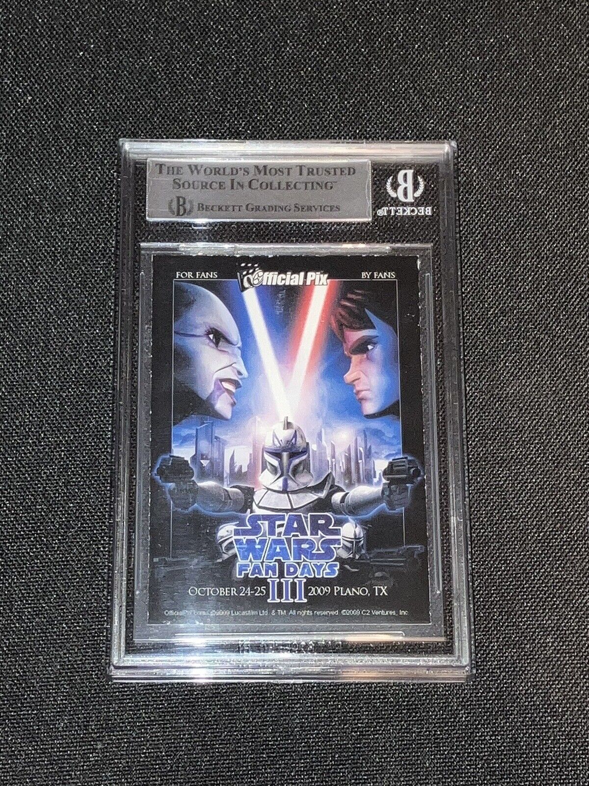 2009 Star Wars Fan Days: Signed Autograph by Catherine Taber as Padme BGS COA