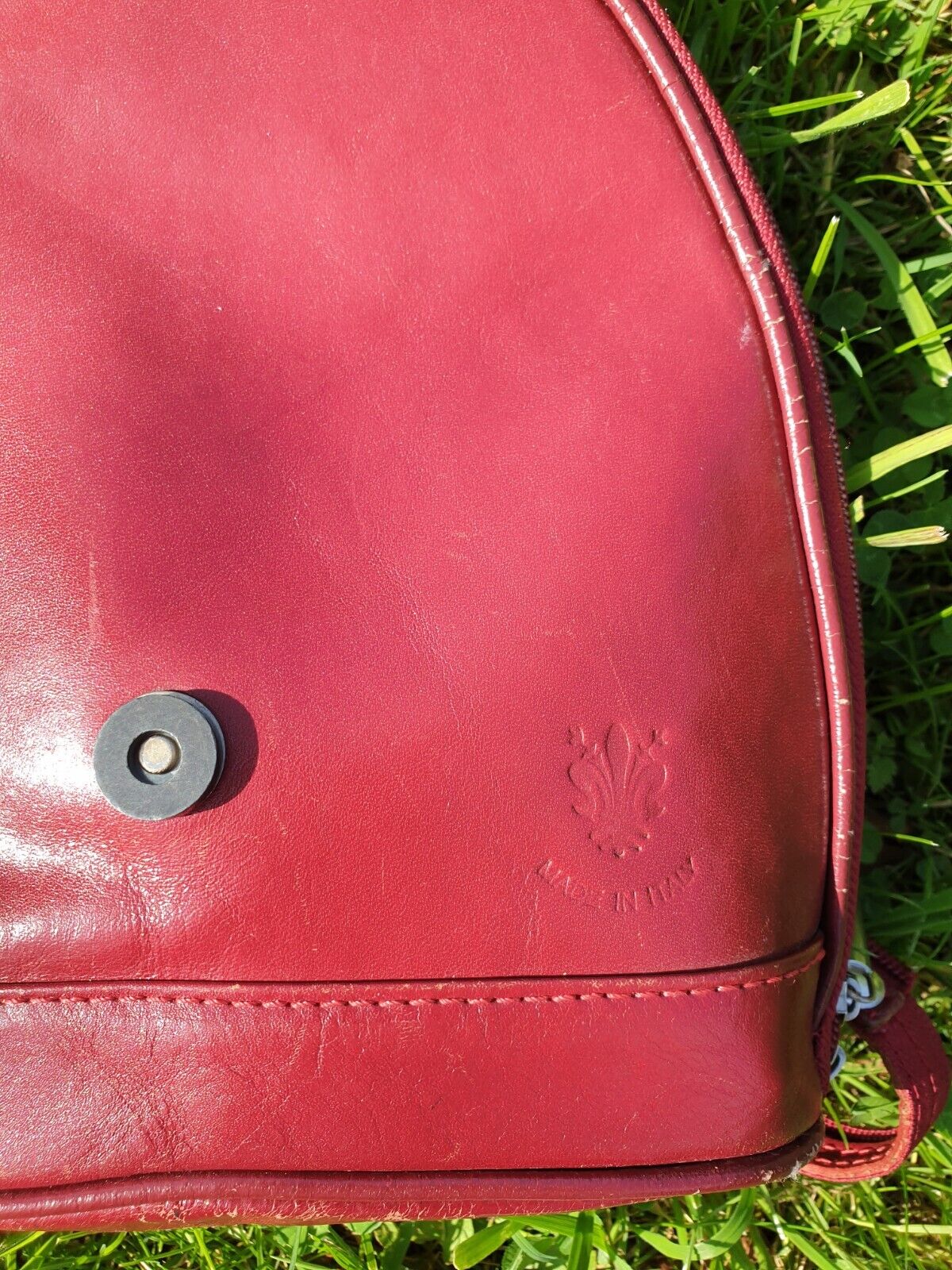 Vintage Leather Bag x Italian designers