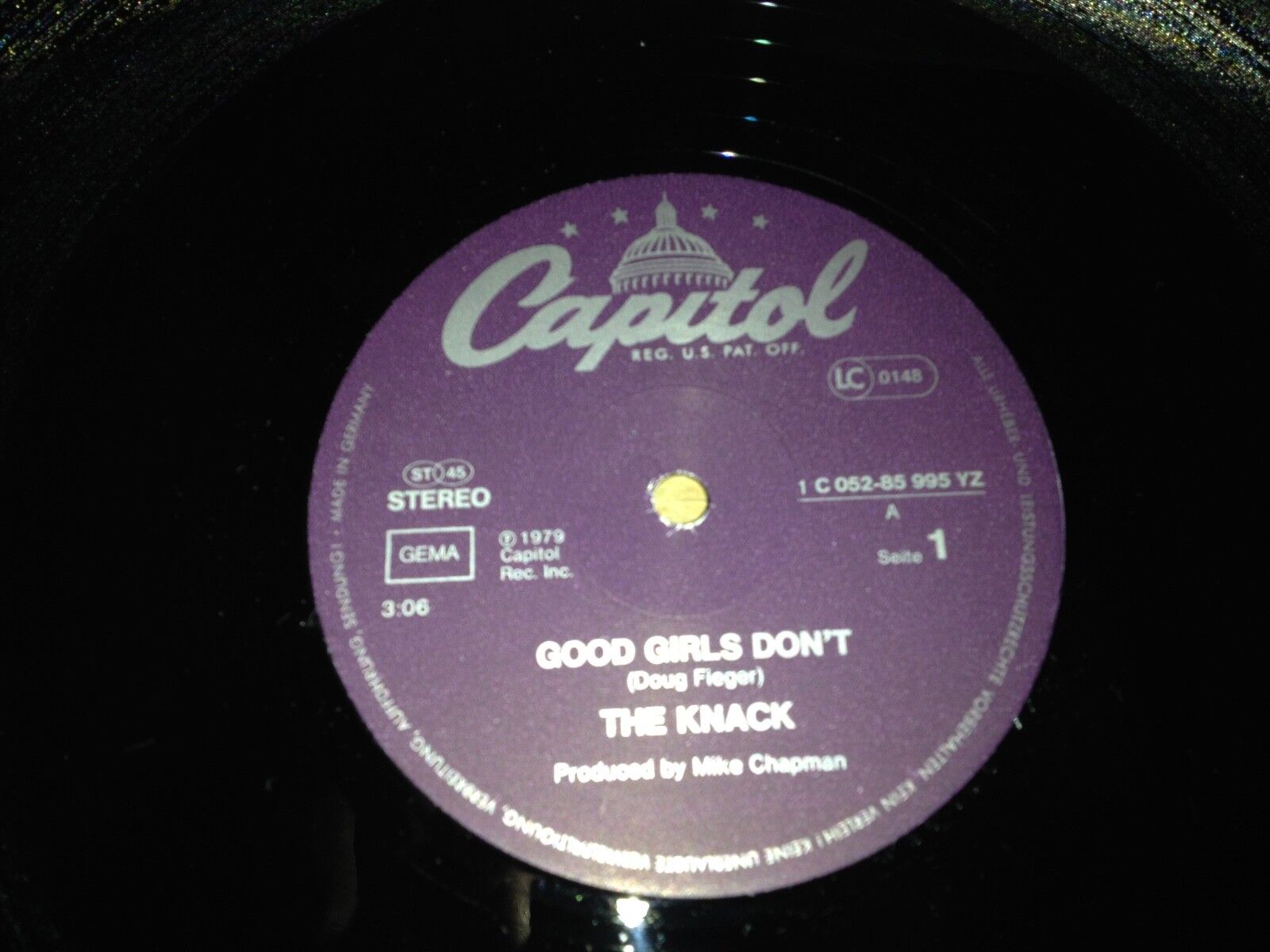 THE KNACK "GOOD GIRLS DON´T / FRUSTRATED" 1979 12 INCH MAXI SINGLE CAPITOL GEMA*