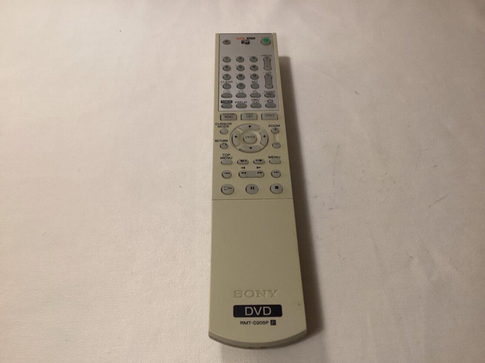 Sony DVD Remote Control RMT-D205P Tested Genuine Original