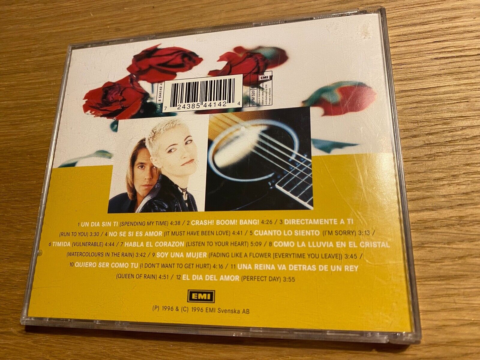 ROXETTE "BALADAS EN ESPANOL" 1996 SPANISH CD ALBUM 12 TRACK EMI SVENSKA AB RARE*