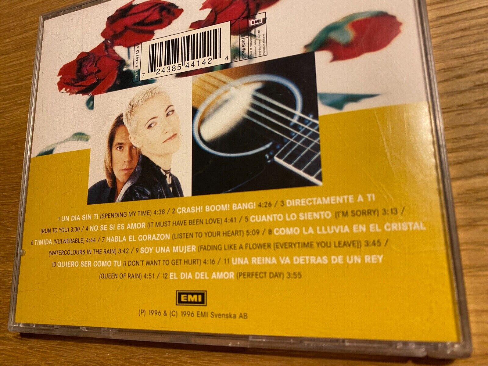 ROXETTE "BALADAS EN ESPANOL" 1996 SPANISH CD ALBUM 12 TRACK EMI SVENSKA AB RARE*