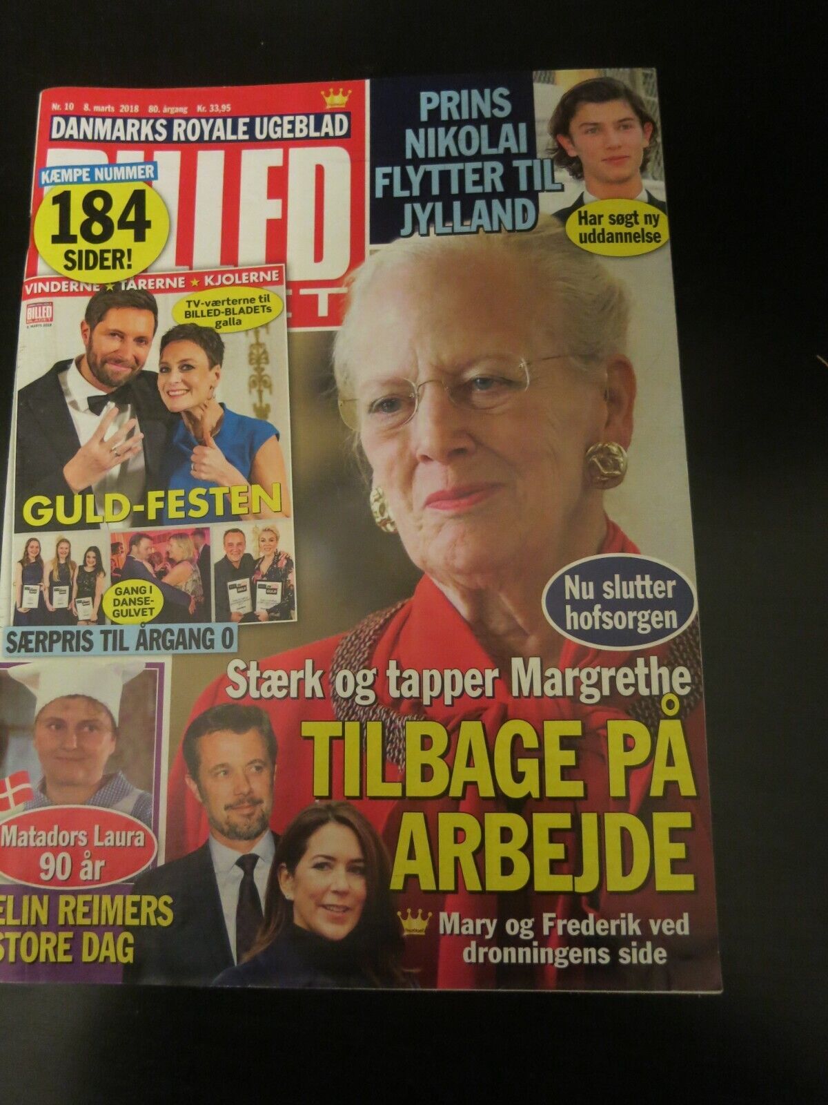 Magazine Royal QUEEN MARGRETHE Prince NIKOLAI Maxima KIM LARSEN Jane Fonda I22