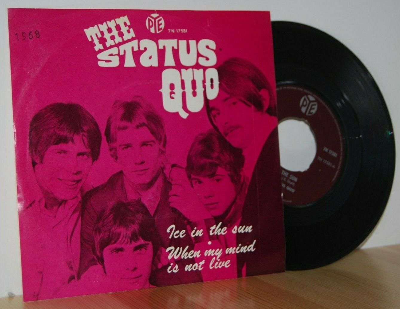 STATUS QUO Ice In The Sun PYE NCB 1968 SUPER Rare 7'' 45 vinyl