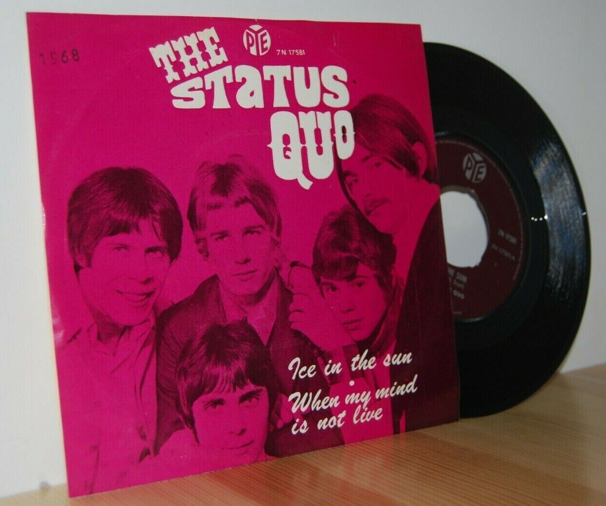 STATUS QUO Ice In The Sun PYE NCB 1968 SUPER Rare 7'' 45 vinyl