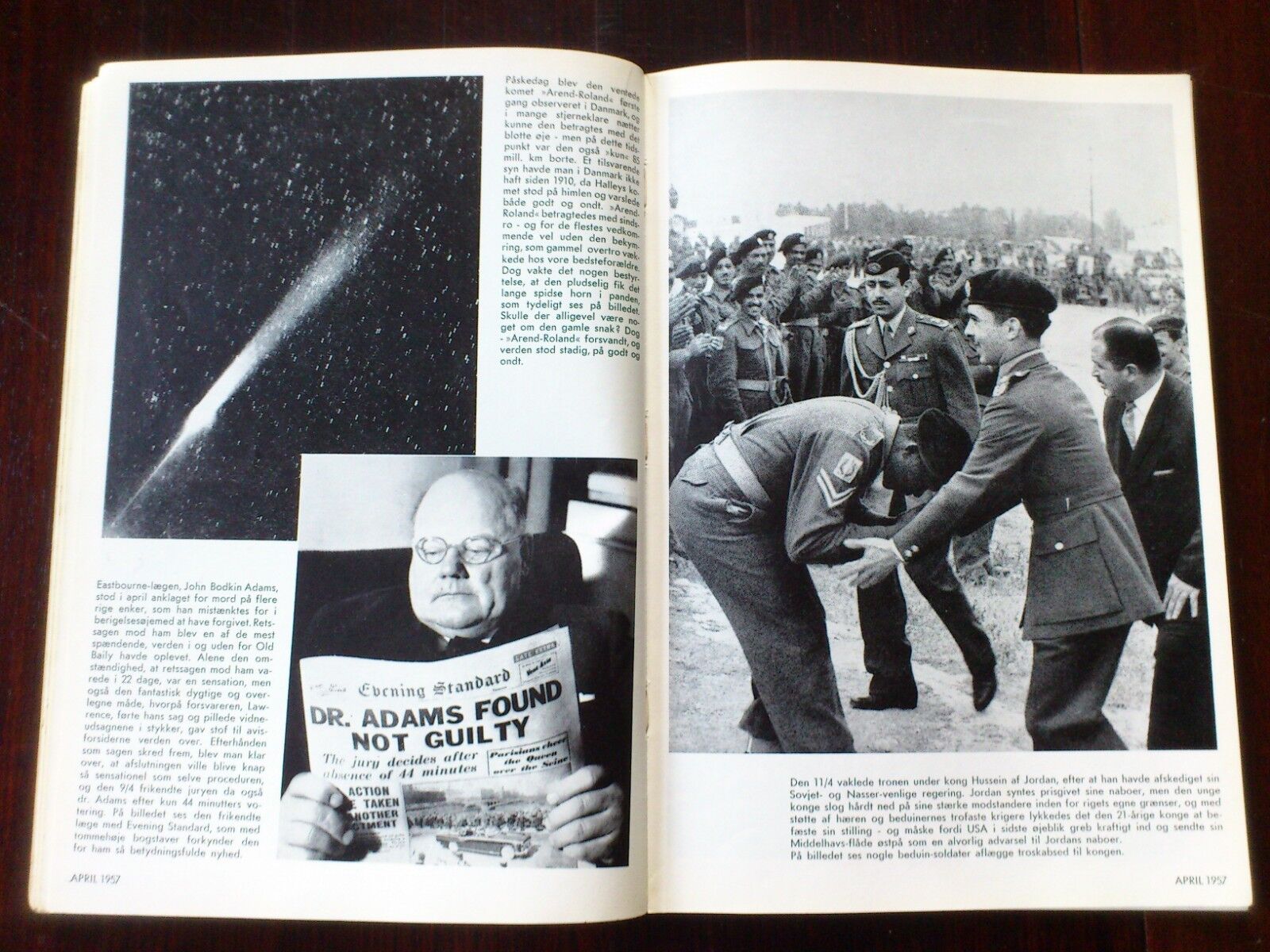 Danish MagazineThe events of 1957 told in picturesGrace KellyMartine Carol-