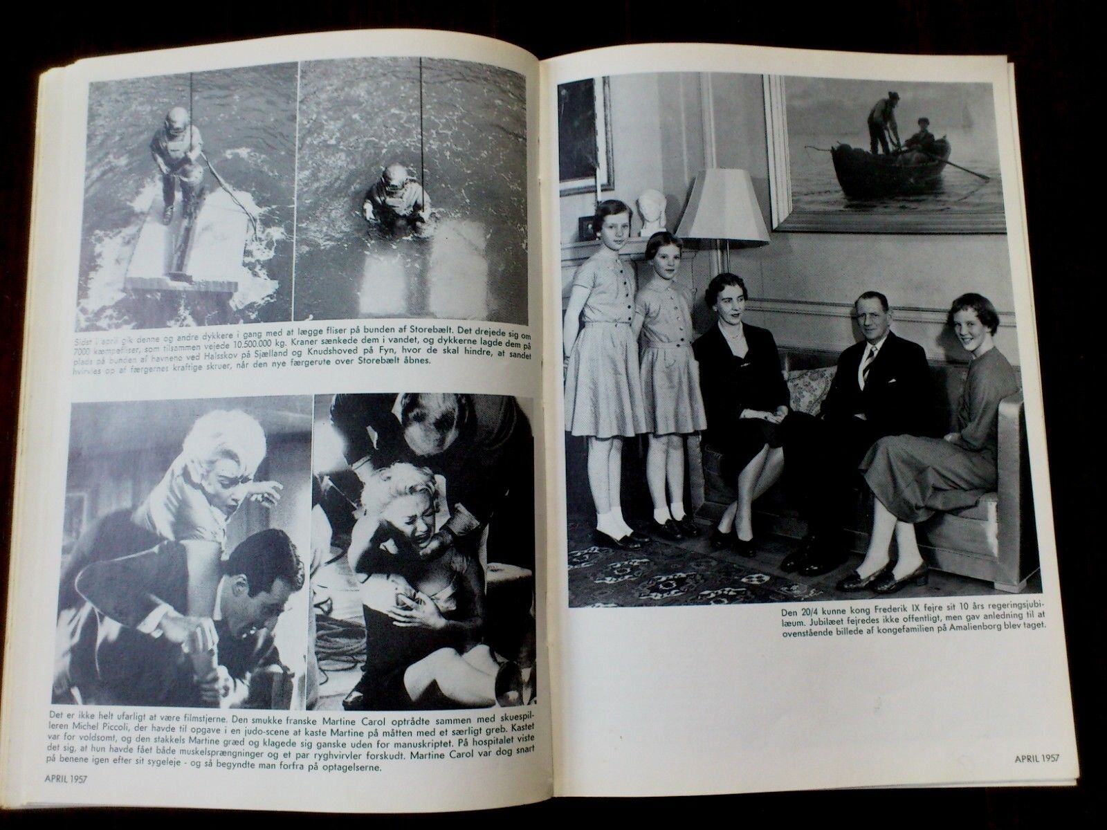 Danish MagazineThe events of 1957 told in picturesGrace KellyMartine Carol-