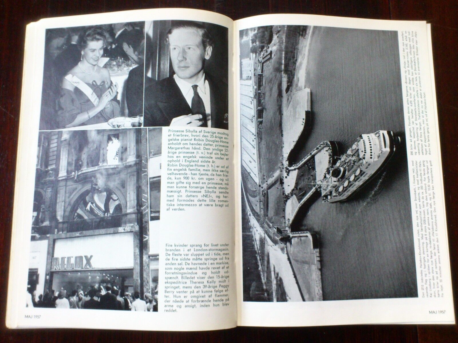 Danish MagazineThe events of 1957 told in picturesGrace KellyMartine Carol-