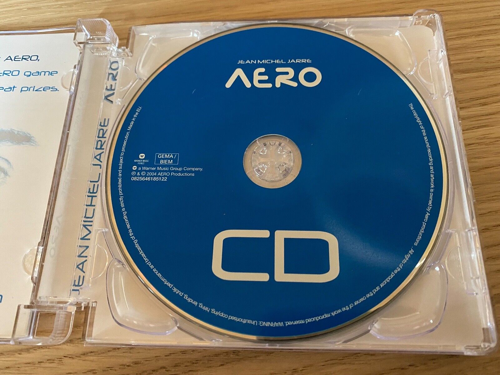 JEAN MICHEL JARRE "AERO"  2004 CD   DVD SET ALBUM EDITION WARNER MUSIC GROUP CO