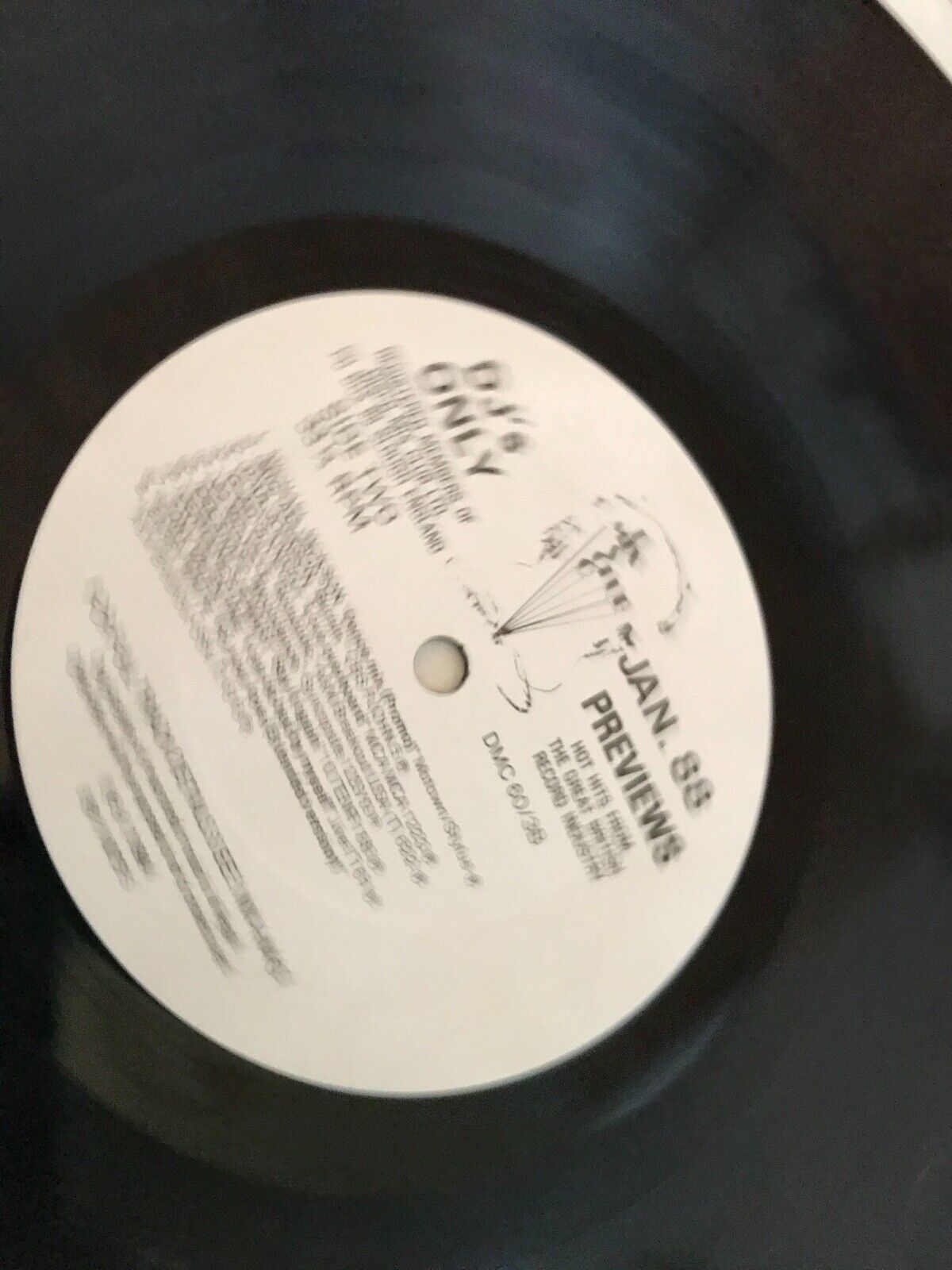 DMC UK LP DJ MEMBERS ONLY JANUARY 88 PREVIEWS MICHAEL JACKSON DANCE MIX (PROMO)*