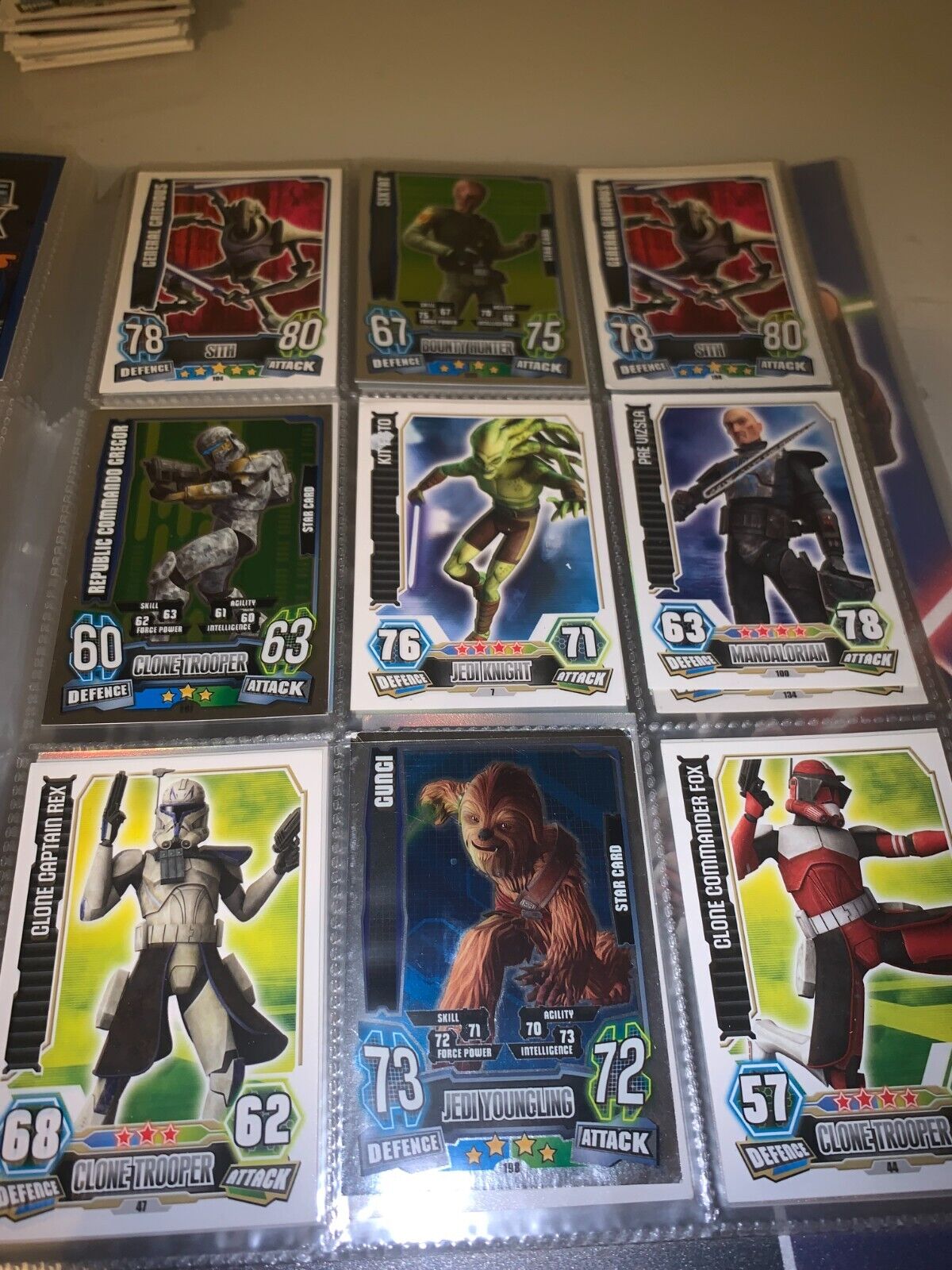 TOPPS STAR WARS FORCE ATTAX SERIES 3/4  buy all or offer for cards