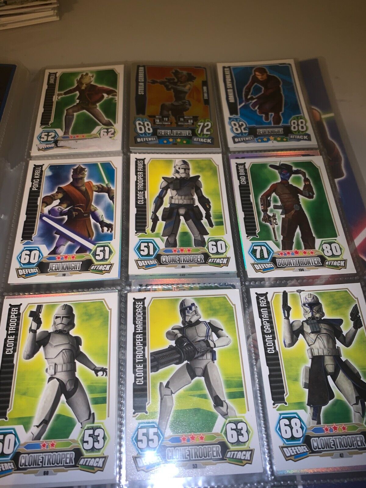 TOPPS STAR WARS FORCE ATTAX SERIES 3/4  buy all or offer for cards