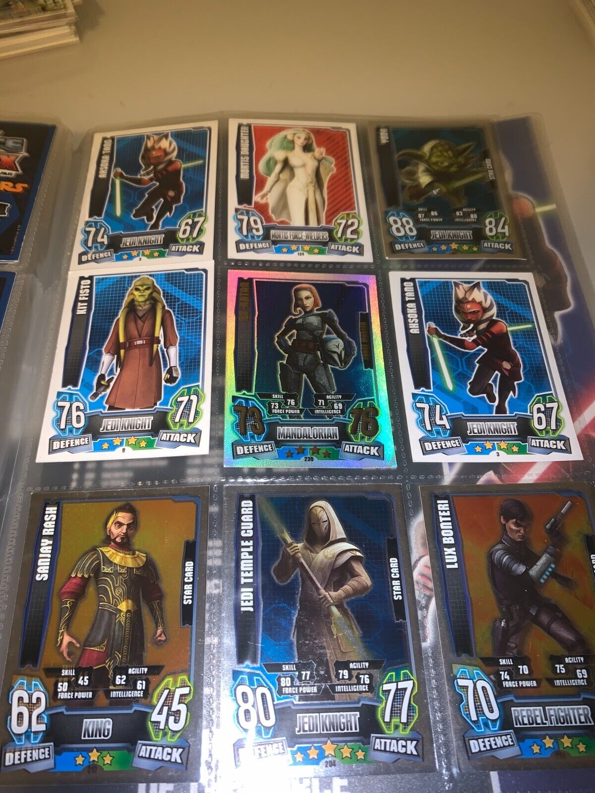 TOPPS STAR WARS FORCE ATTAX SERIES 3/4  buy all or offer for cards