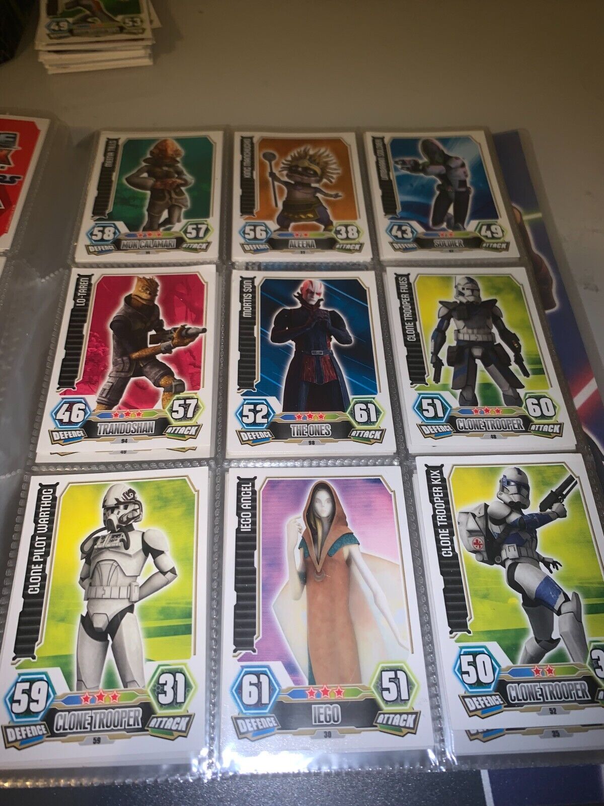 TOPPS STAR WARS FORCE ATTAX SERIES 3/4  buy all or offer for cards