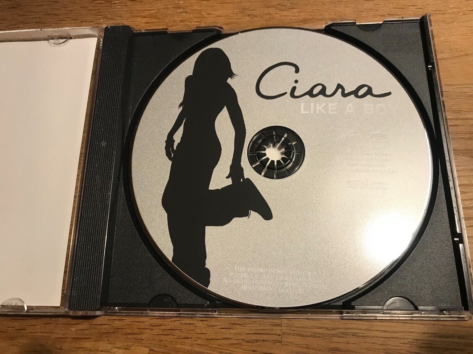 CIARA ""LIKE A BOY 2 TRACK US PROMOTIONAL CD SINGLE  2007 SONY BMG US PROMO CD