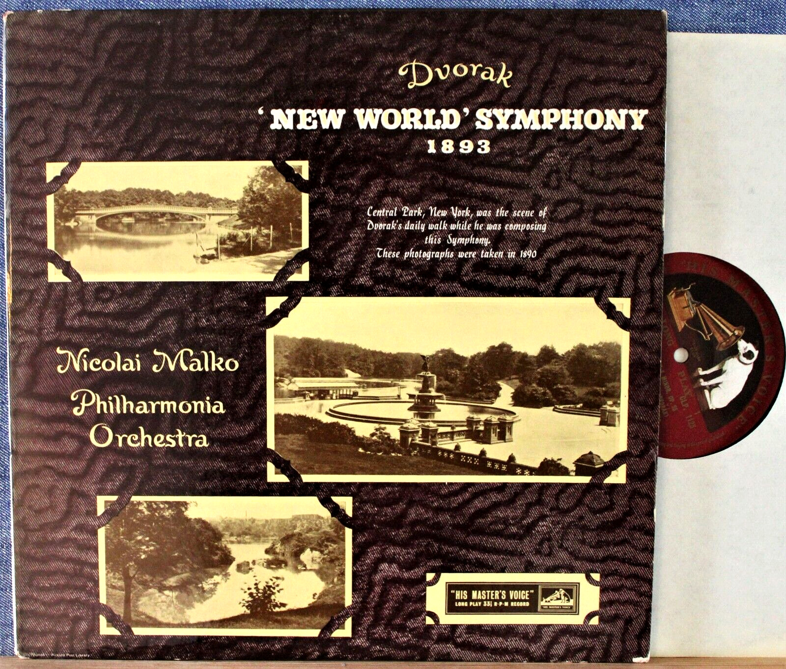 Malko Dvorak (Symphony op 95) HMV CLP 1125 NM