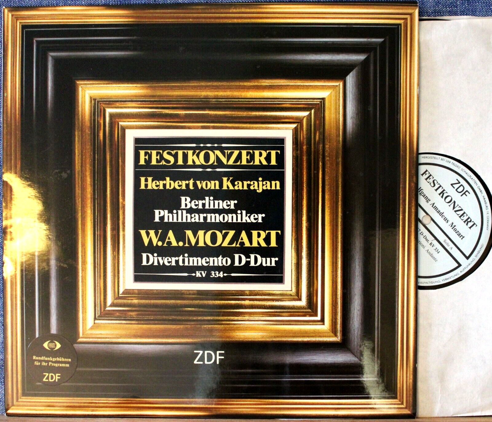 Karajan Mozart (Divertimento KV 334 live 1987) ZDF NM