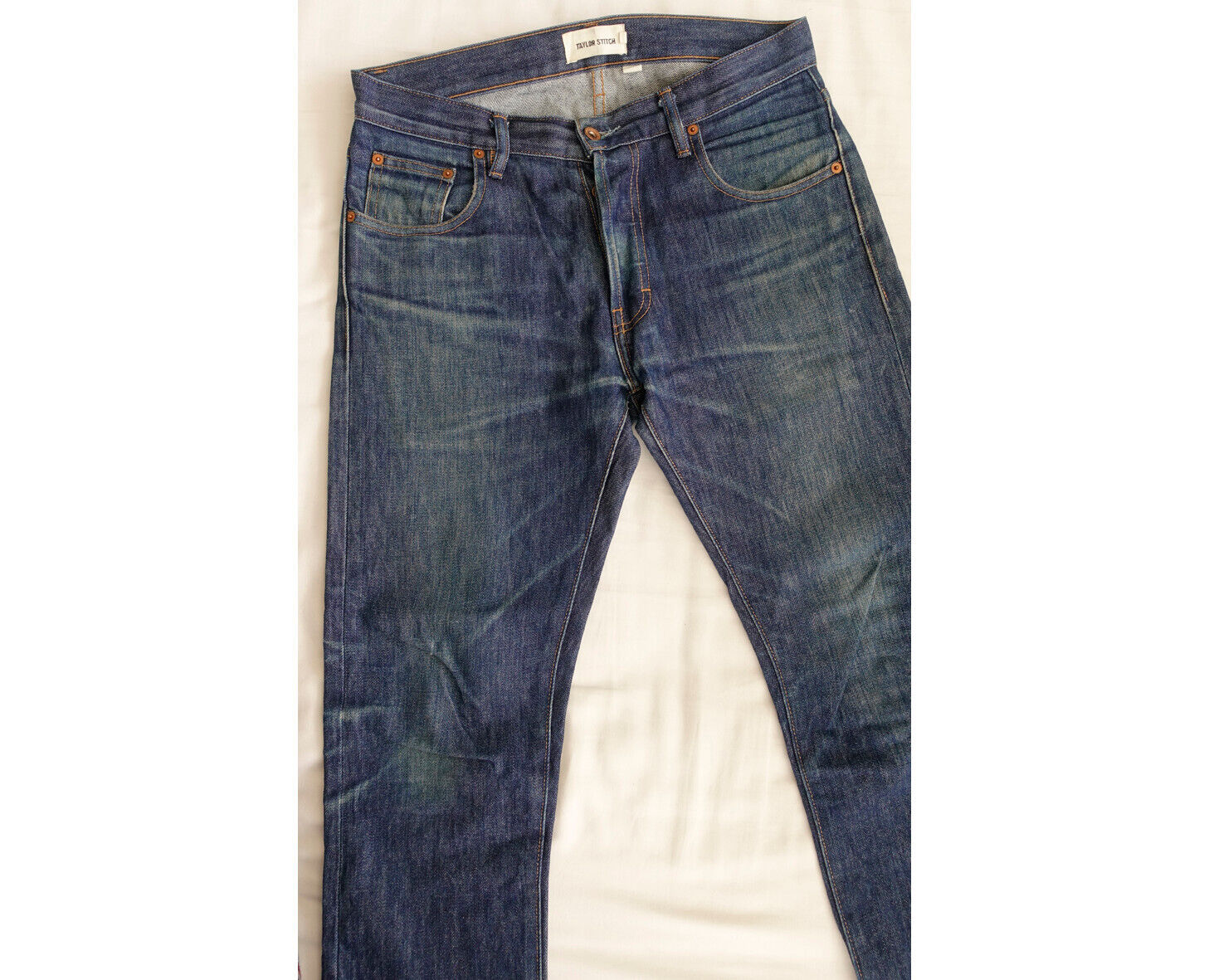 Taylor Stitch Denim Jeans 100% Cotton Brenham Slim (not skinny) W 32