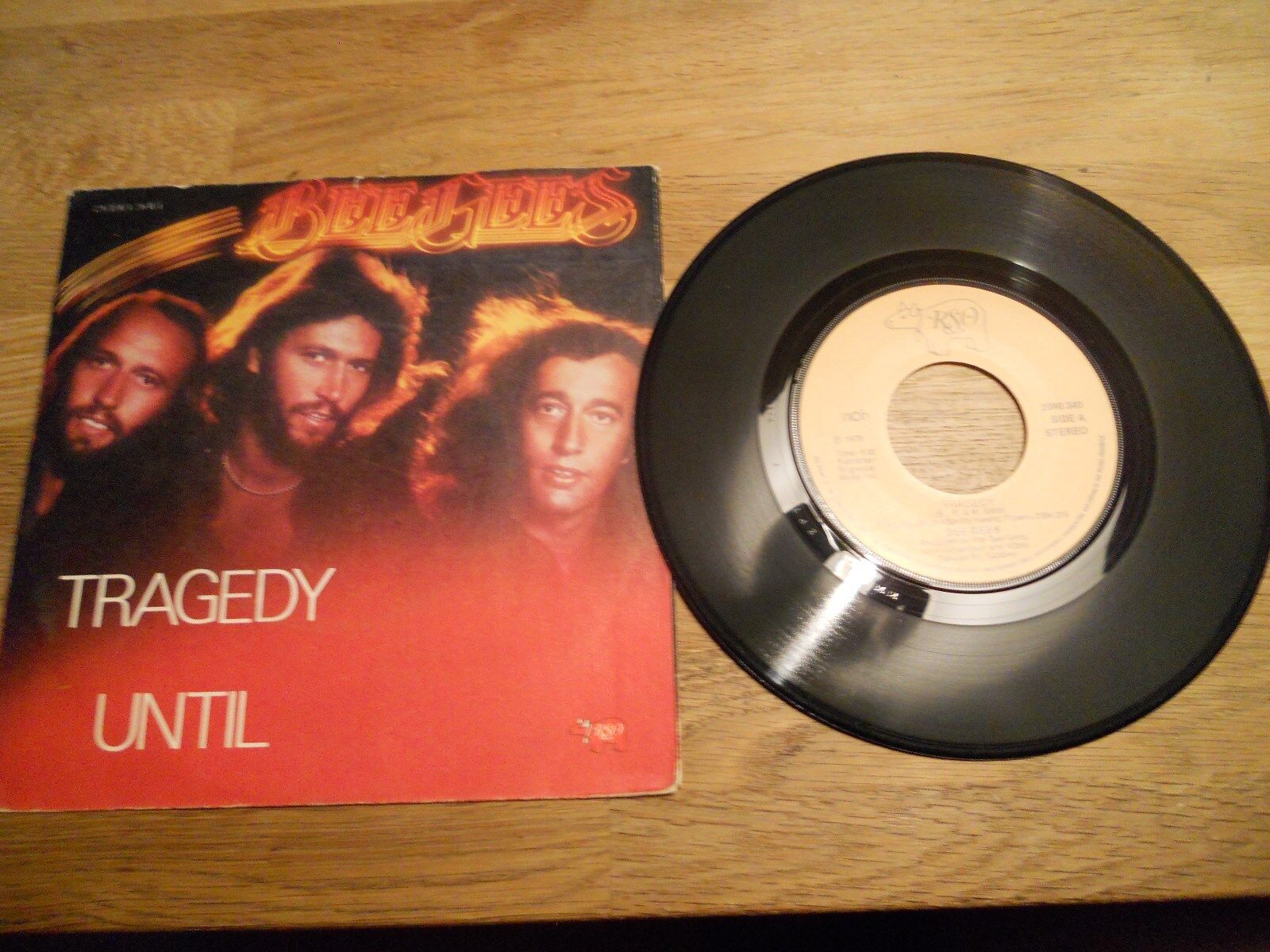 THE BEE GEES TRAGEDY / UNTIL RSO RECORDS 1979 LIMITED NORDIC EDITION NCB SCARCE*