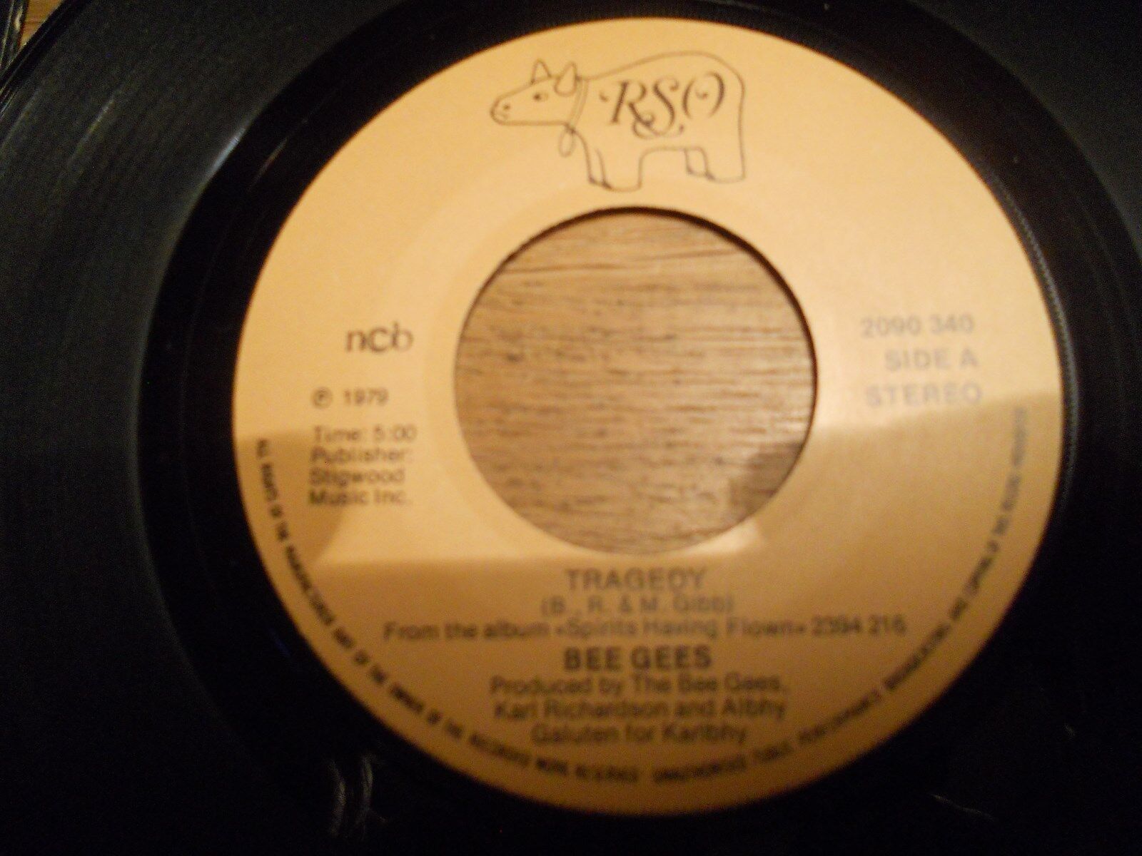 THE BEE GEES TRAGEDY / UNTIL RSO RECORDS 1979 LIMITED NORDIC EDITION NCB SCARCE*