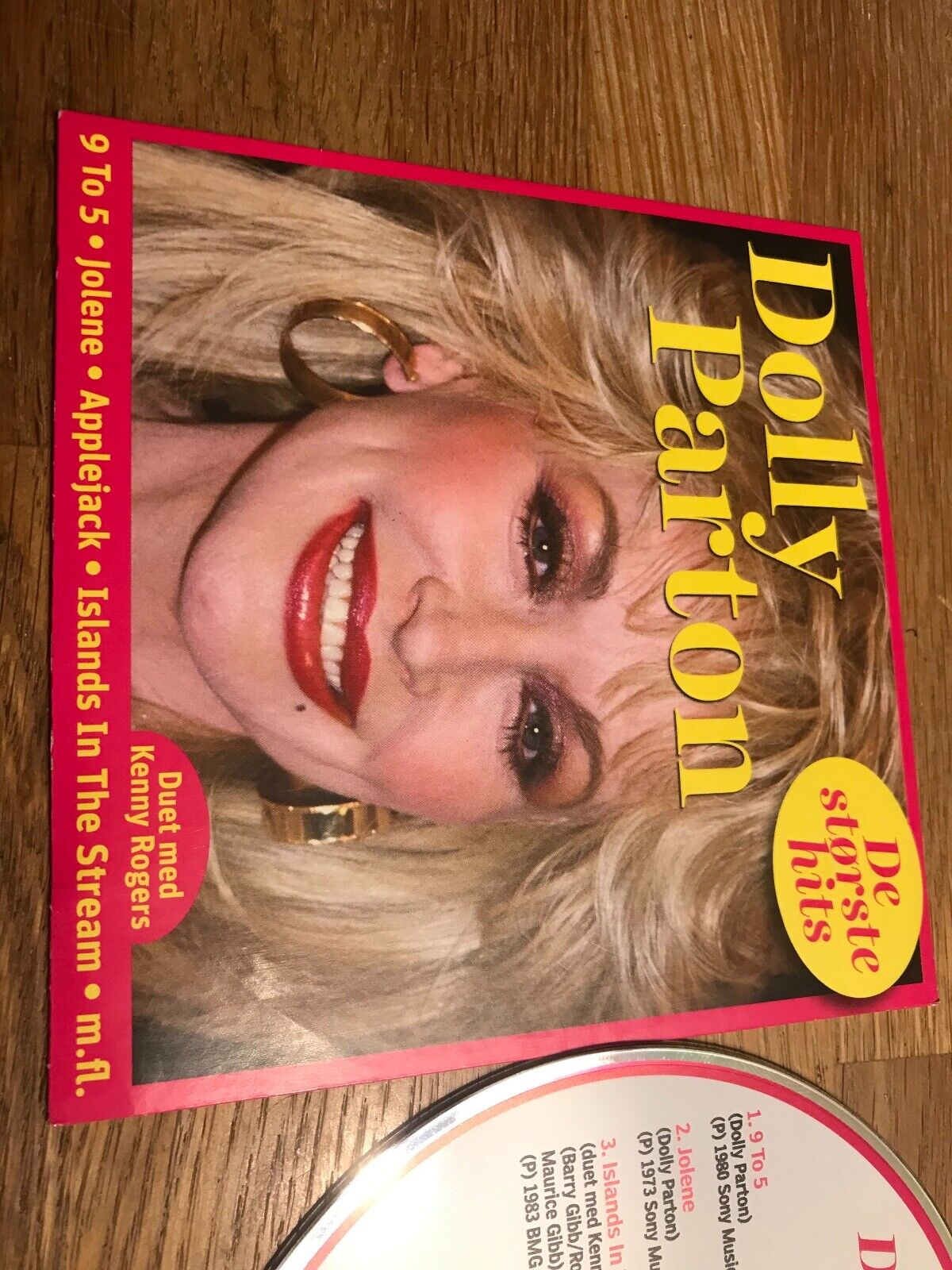 DOLLY PARTON "DE STÖRSTE HITS" PROMOTIONAL CD MINT NCB DENMARK MINT CARD SLEEVE*