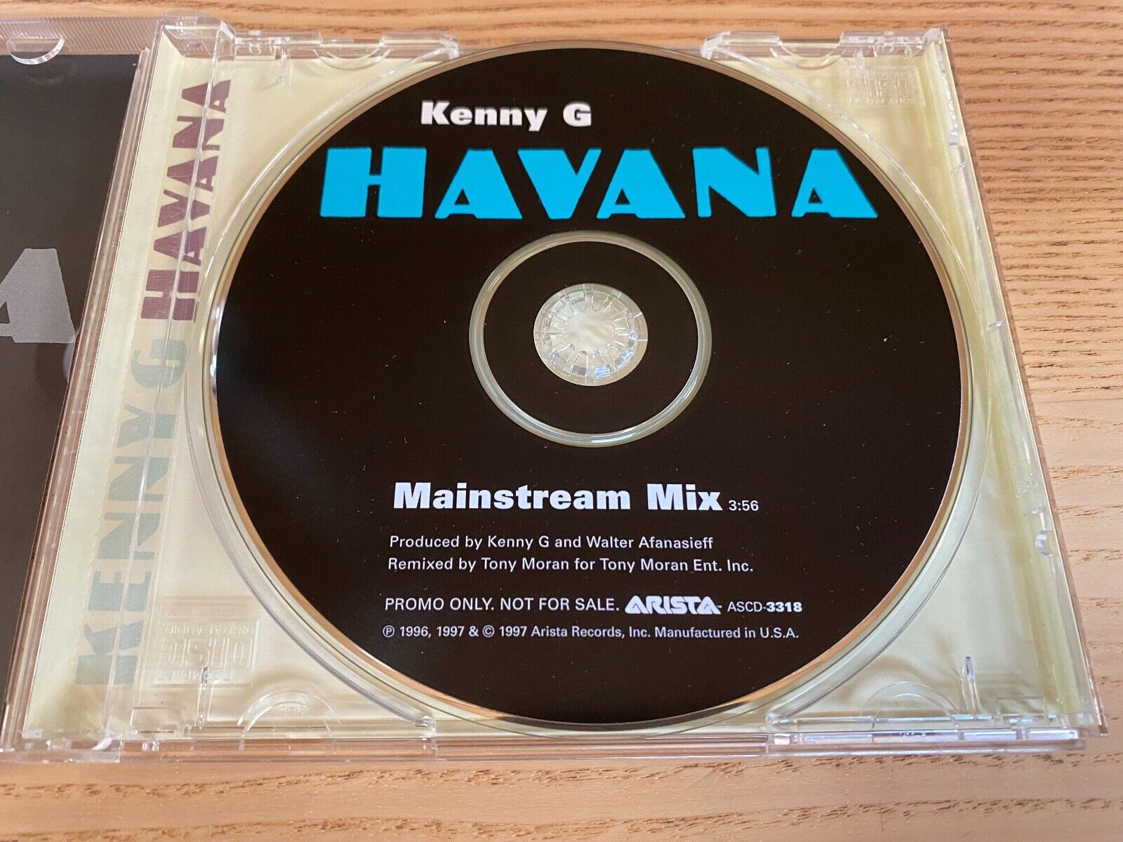 KENNY G "HAVANA" 1997 USA PROMOTIONAL CD SINGLE 1 TRACK ARISTA RECORDS PROMOTION