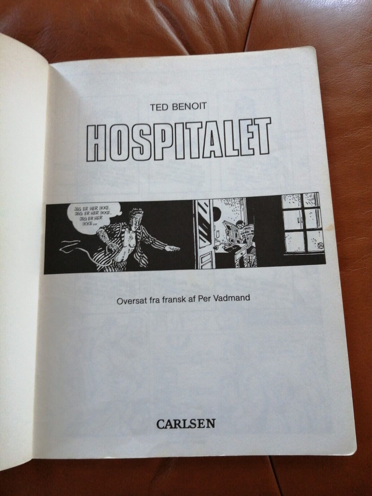 Danish comic magazineHospitaletTed Benoit1st edex-library1981