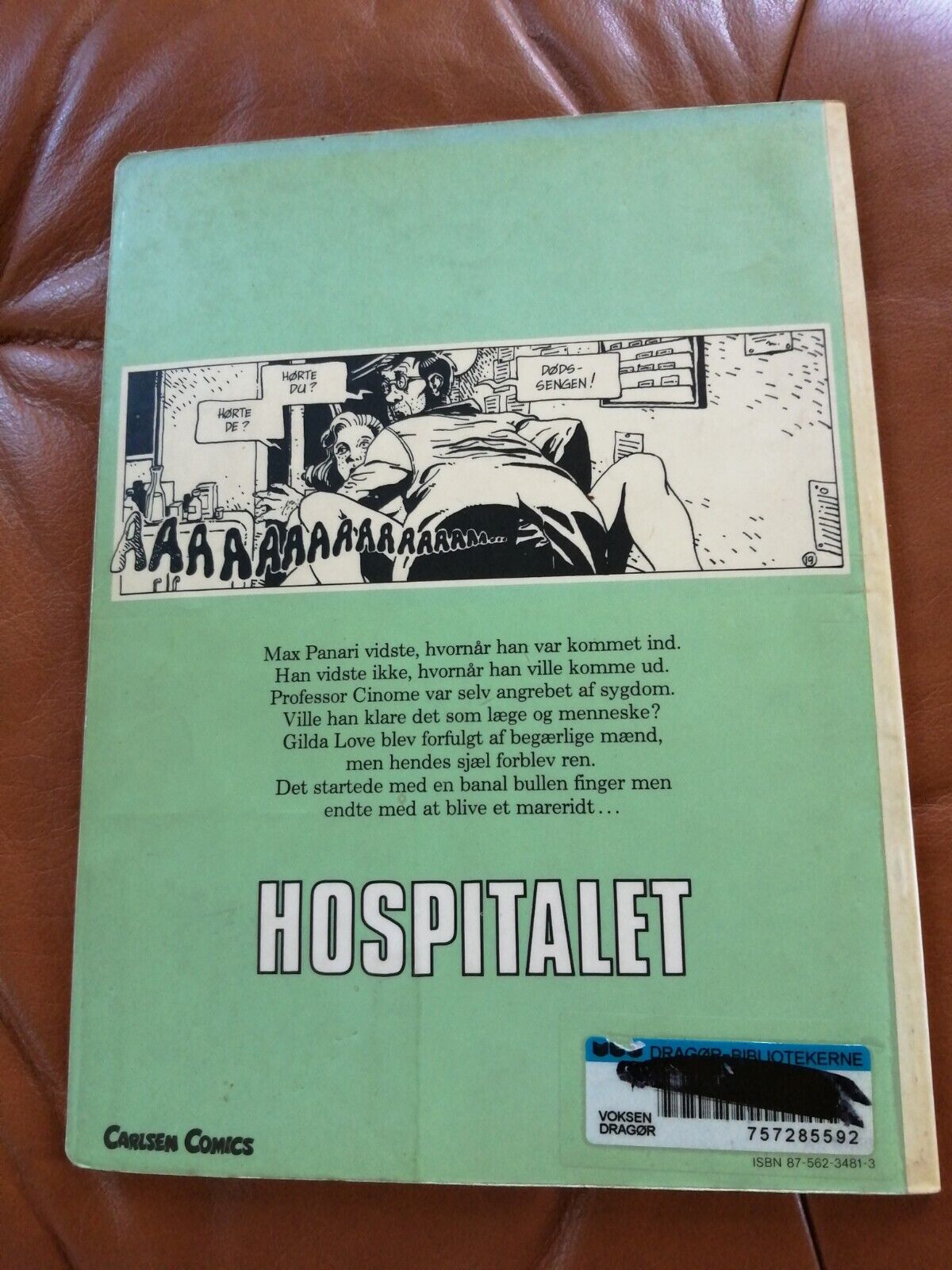 Danish comic magazineHospitaletTed Benoit1st edex-library1981