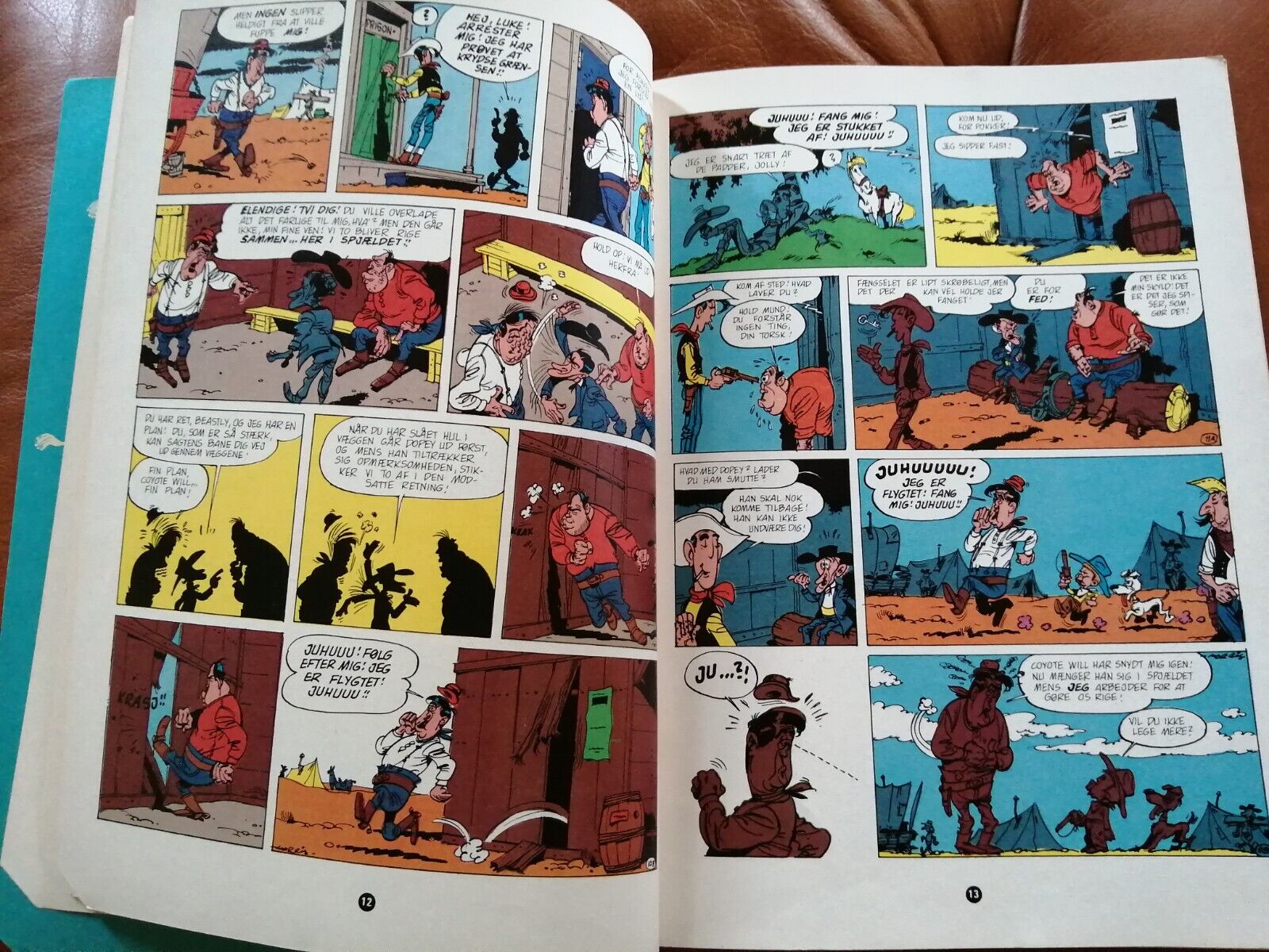 Denmarkcomic book"Lucky Luke" no 28Morris  Goscinny1977 1sted