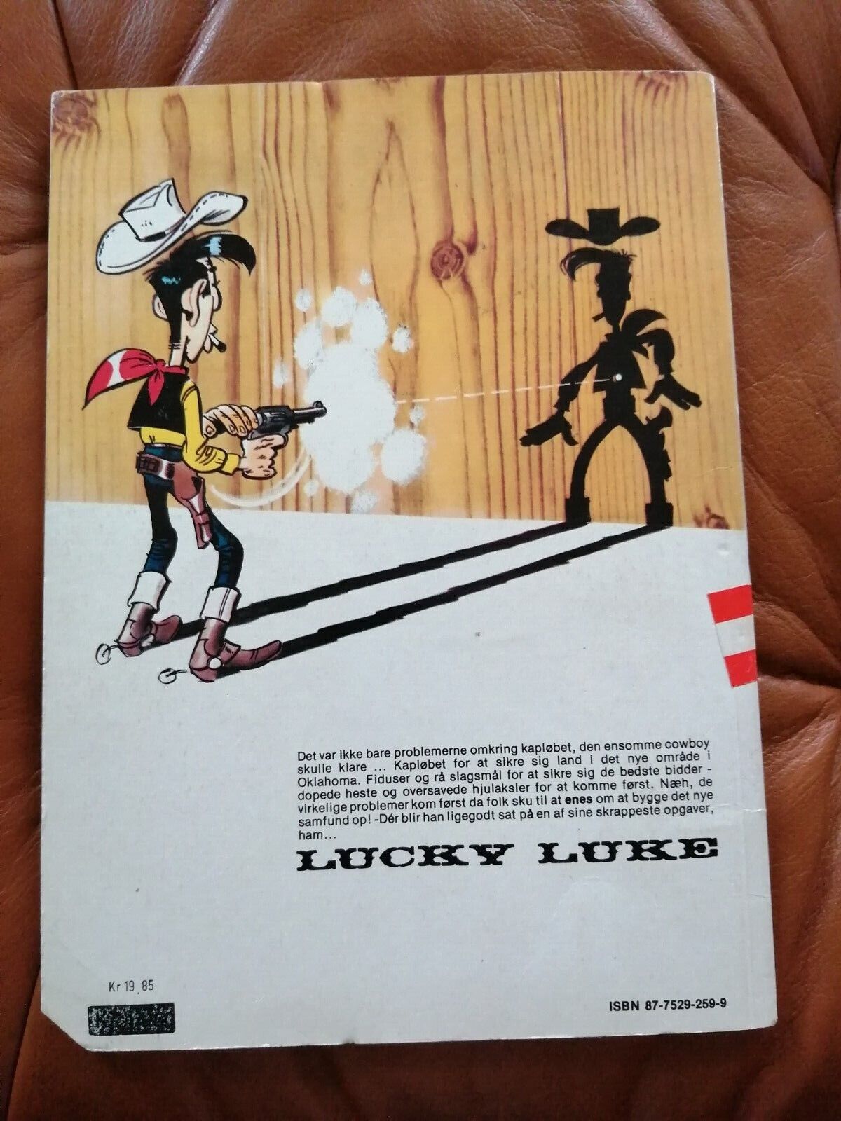 Denmarkcomic book"Lucky Luke" no 28Morris  Goscinny1977 1sted