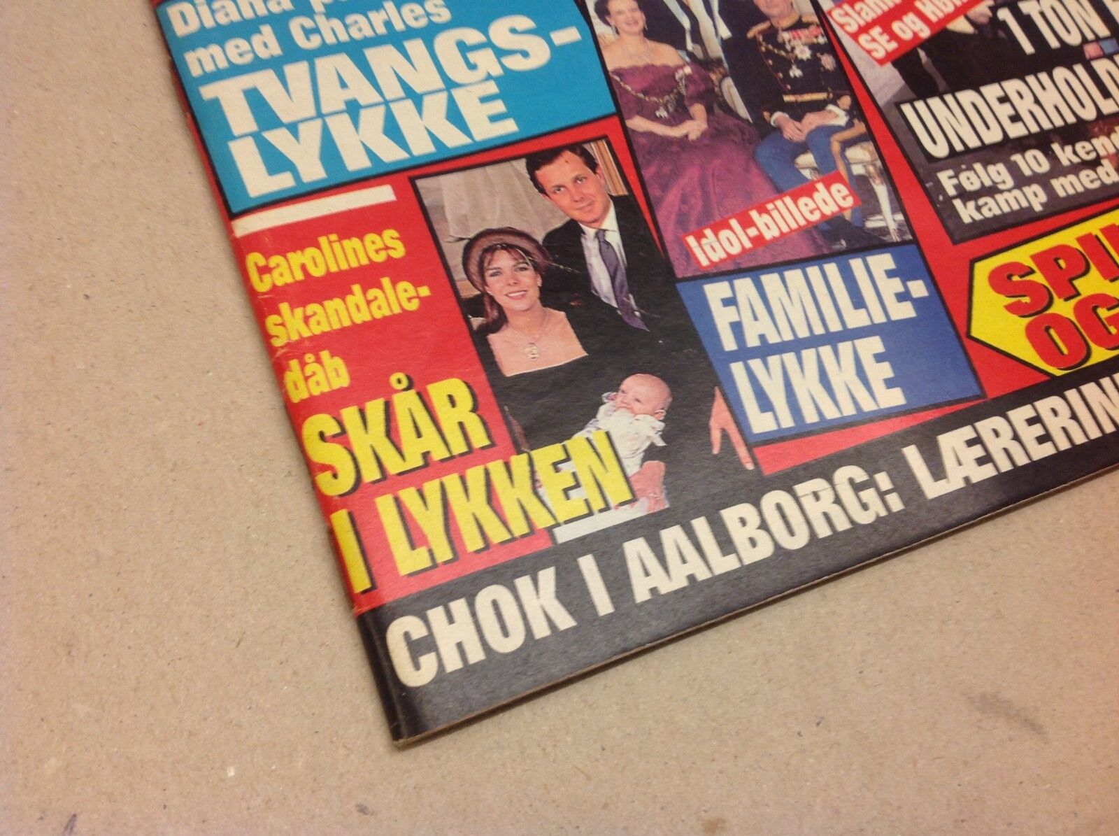 Dynasty Krystle Linda Evans Back Caroline Vtg Danish Magazine 1988 "Se og Hoer"