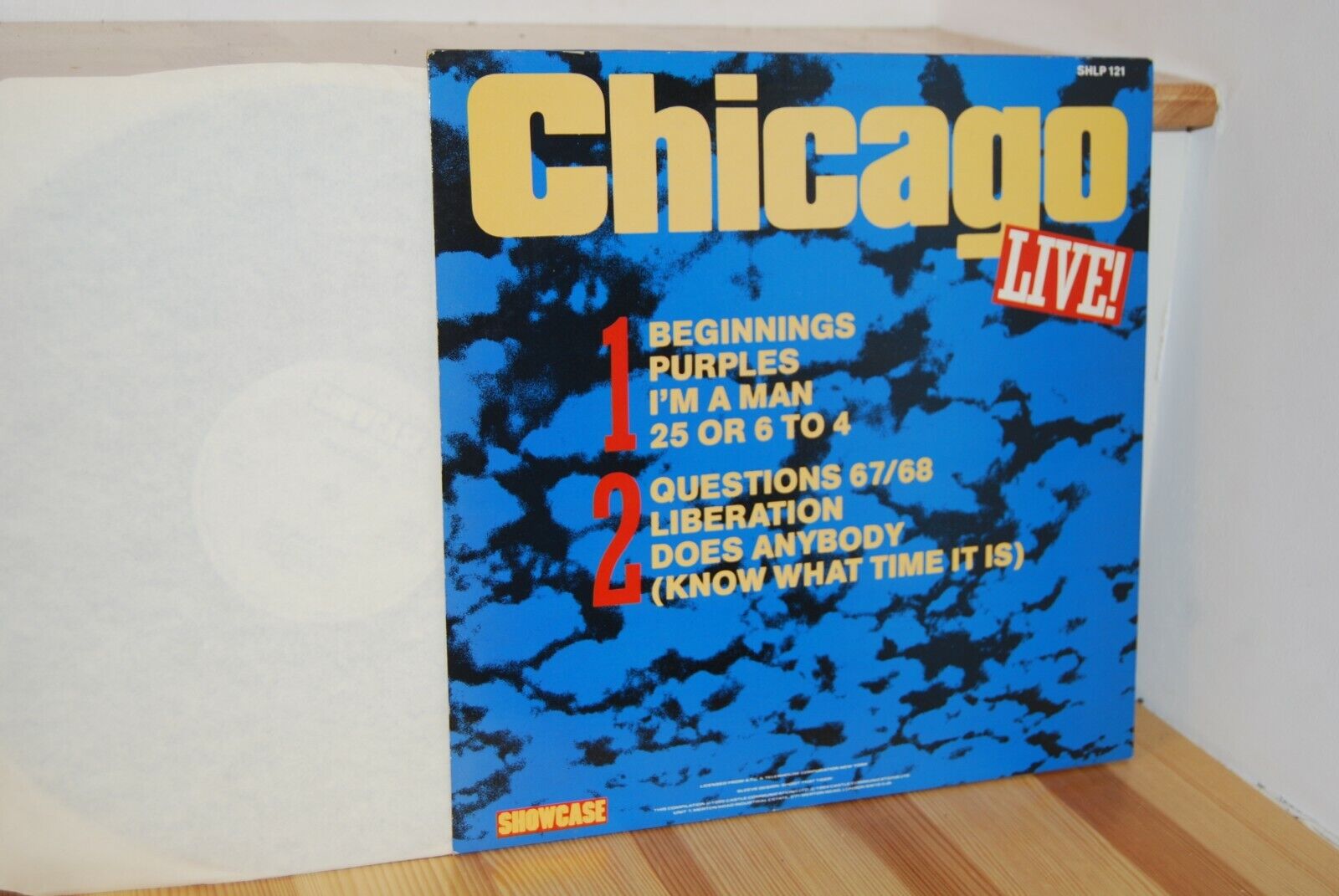 CHICAGO Live! LP Vinyl