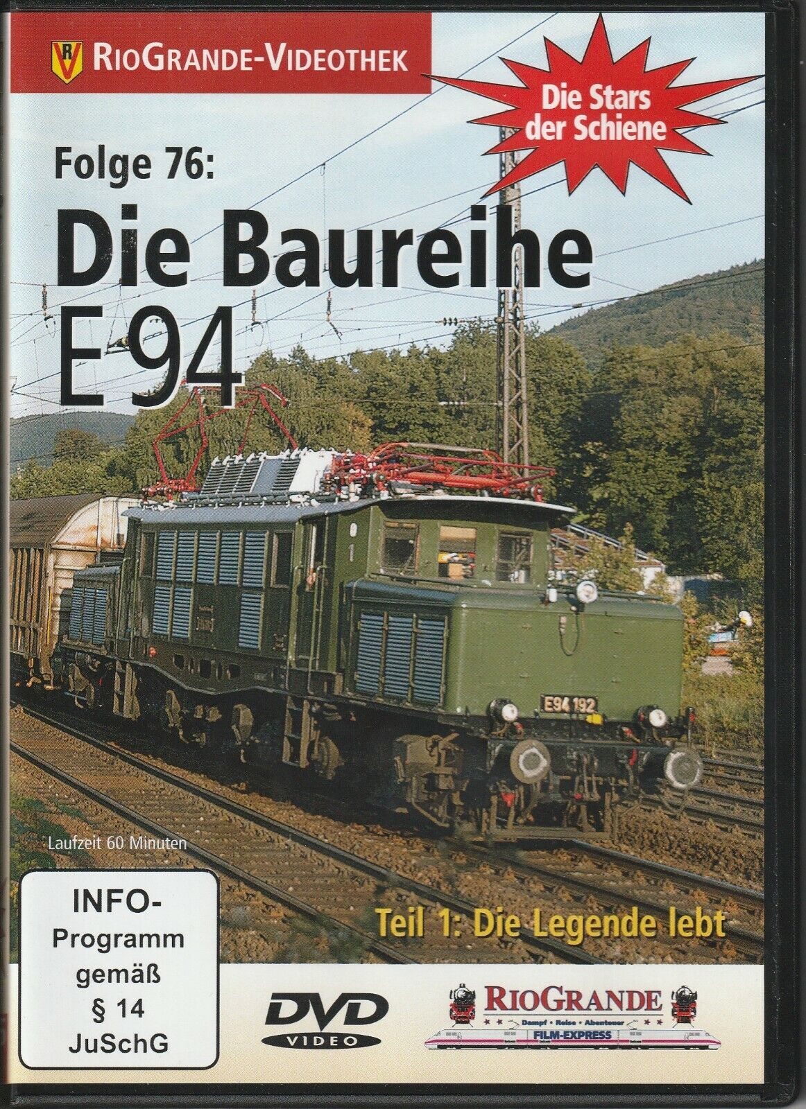 The Stars of the Rail 76: The Series E 94 | Ellok Railway DVD