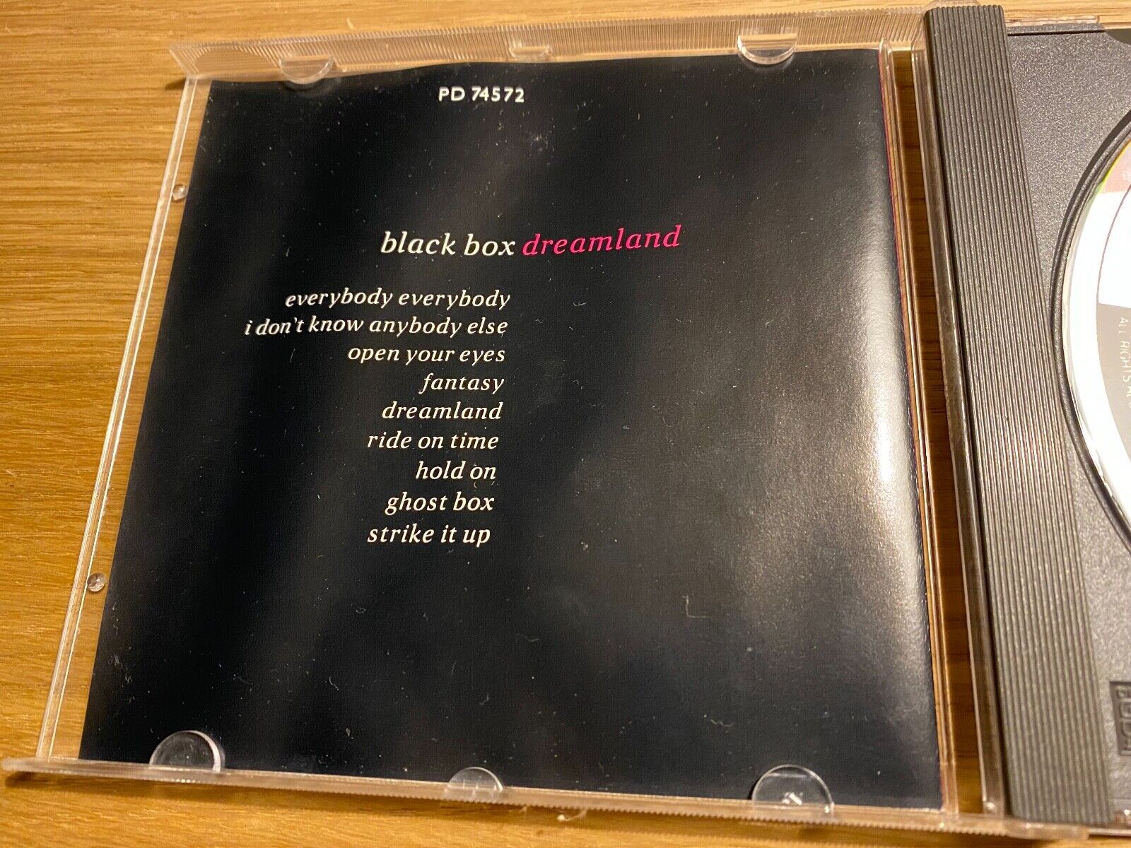 BLACK BOX "DREAMLAND" 1990 CD ALBUM 9 TRACK GERMAN PRESS DECONSTRUCTION RECORDS*