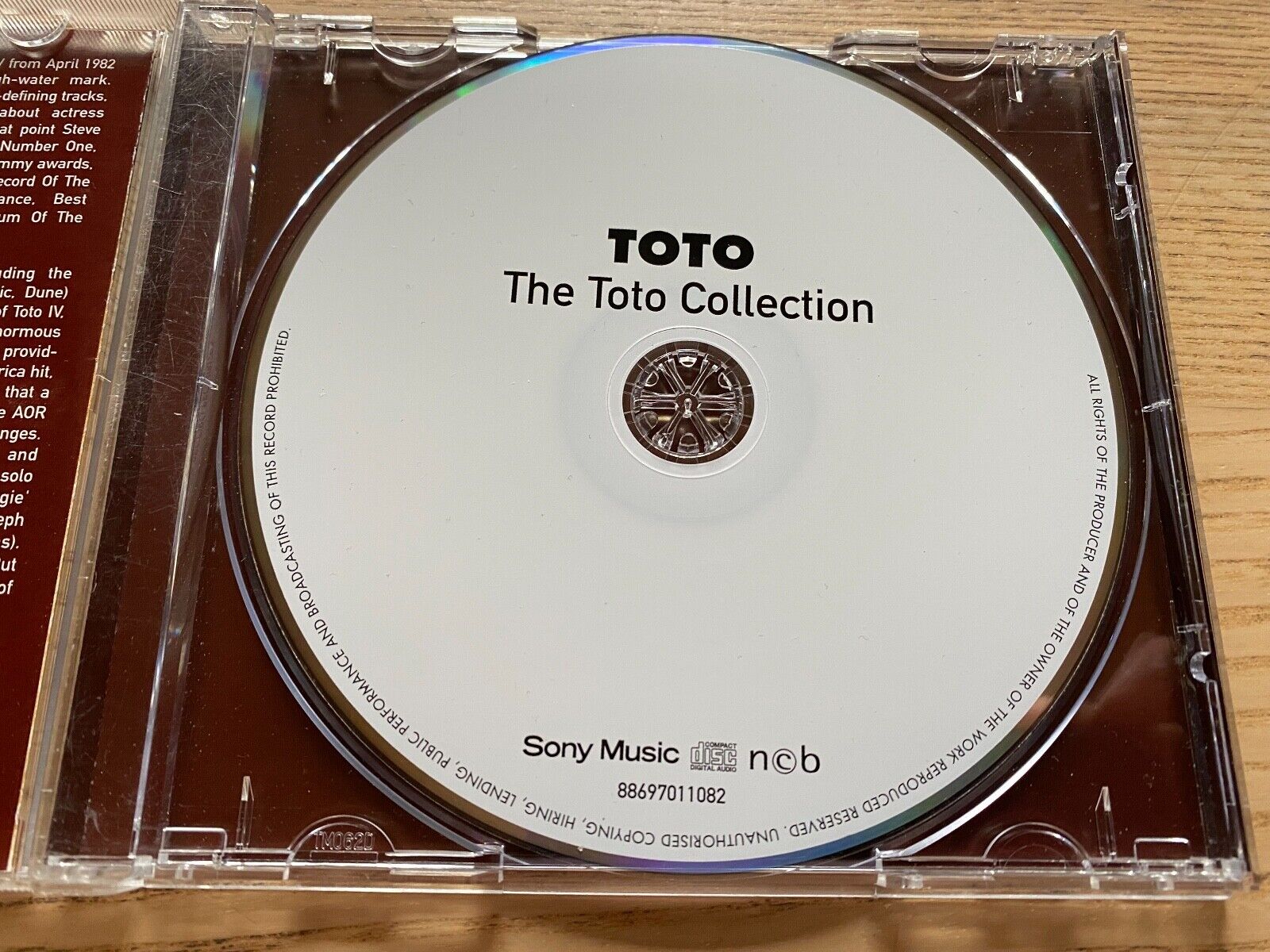 TOTO "THE TOTO COLLECTION" 2005 SONY MUSIC ENTERTAINMENT (DENMARK) APS NCB RARE*