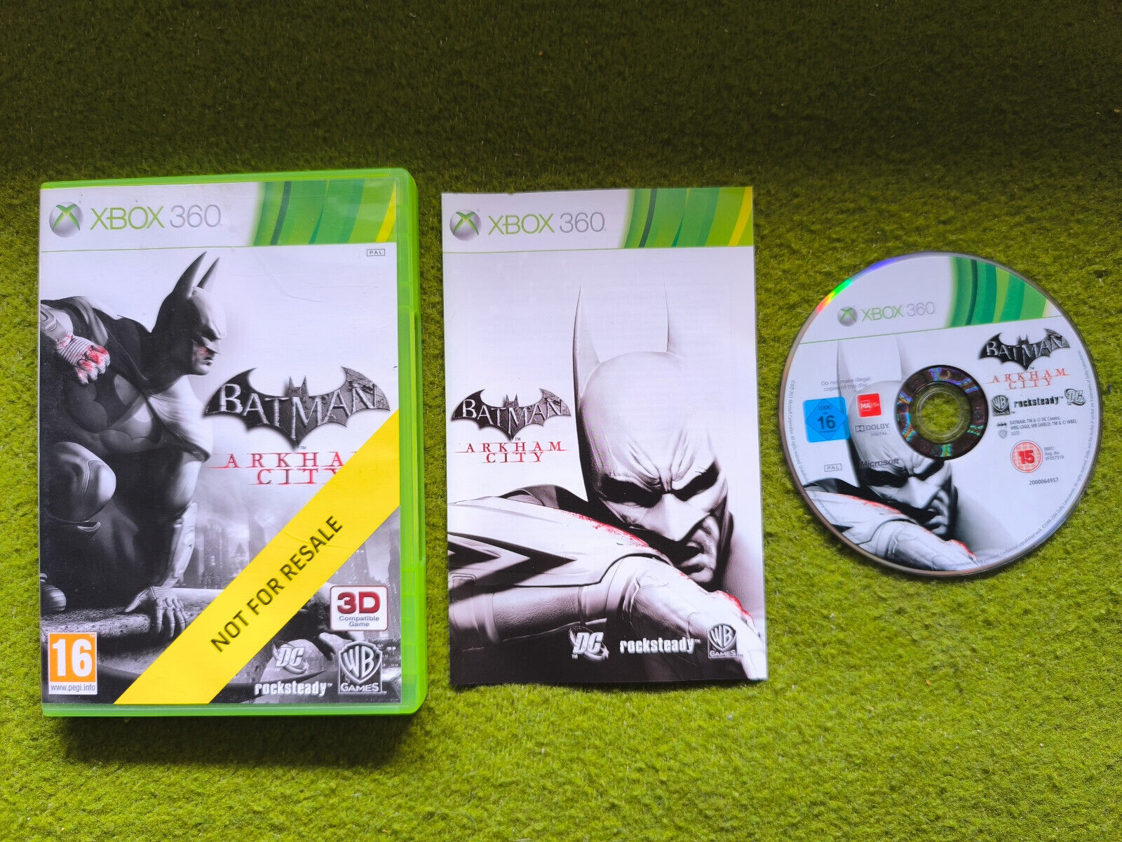 *Microsoft Xbox 360* Batman: Arkham City "NOT FOR RESALE" CIB - PAL