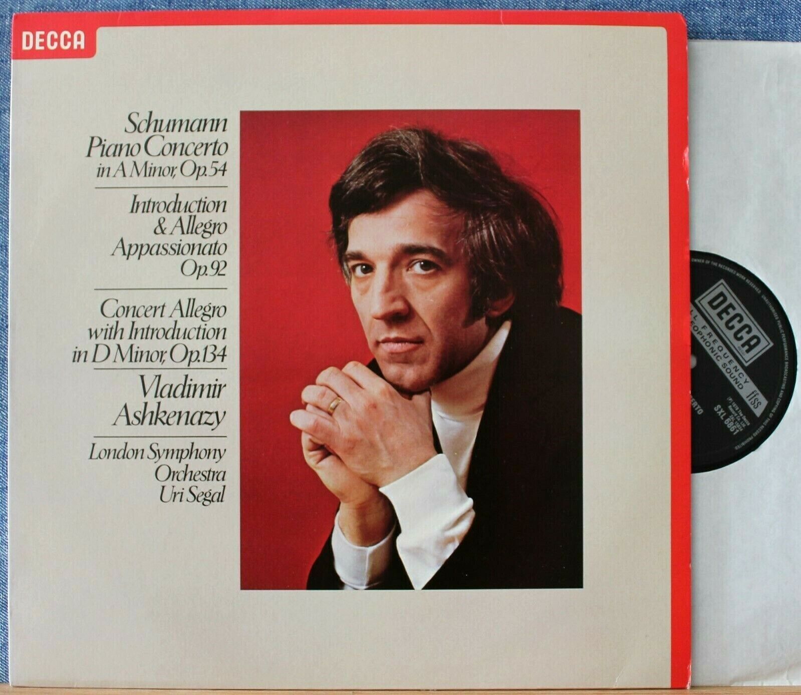 Ashkenazy+Segal Schumann (Piano concerto; Concert Allegro) Decca SXL 6861