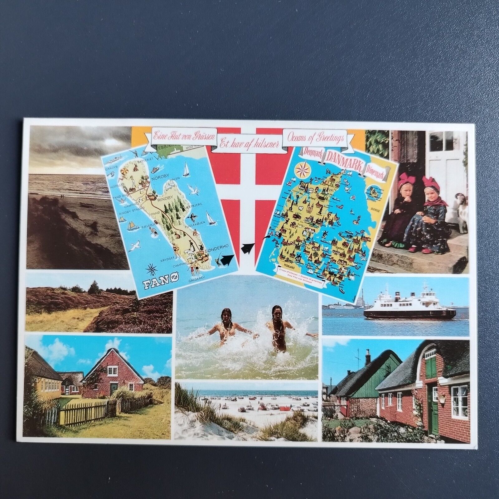 Denmark Oceans of Greetings The Island of Fanoe - Unposted