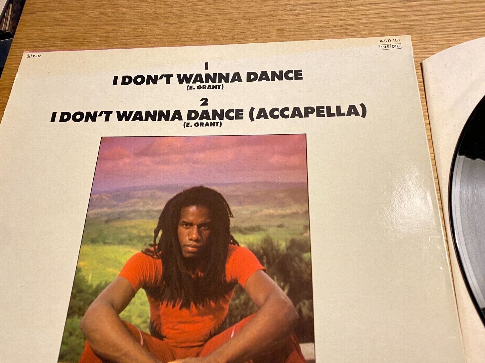 EDDY GRANT  "I DONT WANNA DANCE" 1982 ICE RECORDS 12" MAXI 45 RPM FRENCH PRESS