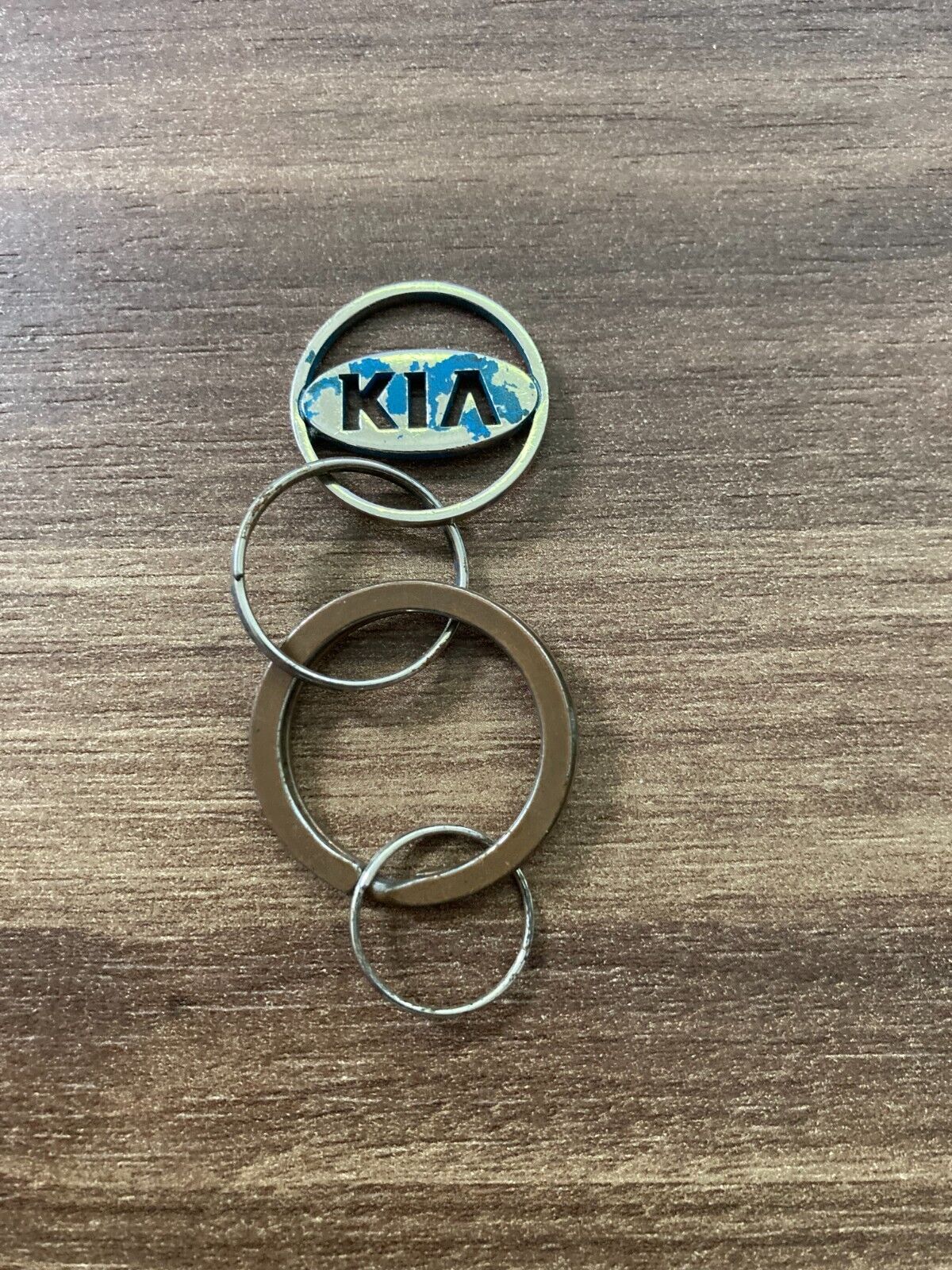 Vintage KIA Logo Keychain - Rare Collectible Automotive Memorabilia