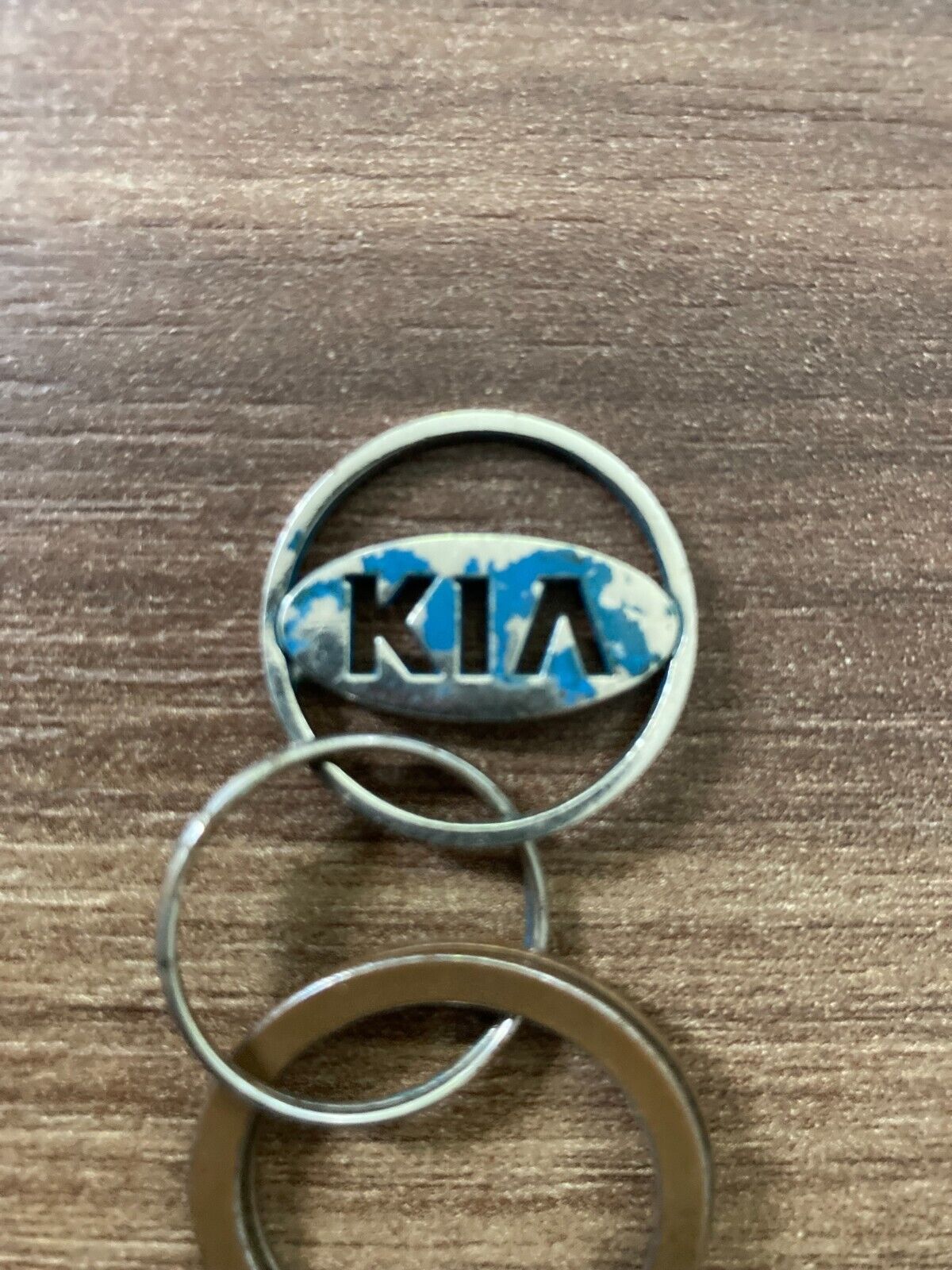 Vintage KIA Logo Keychain - Rare Collectible Automotive Memorabilia