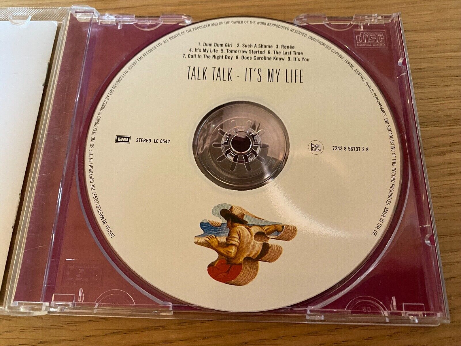 TALK TALK "IT´S MY LIFE" 1997 CD ALBUM 9 TRACK EMI RECORDS UK PRESSING BEL BIEM*