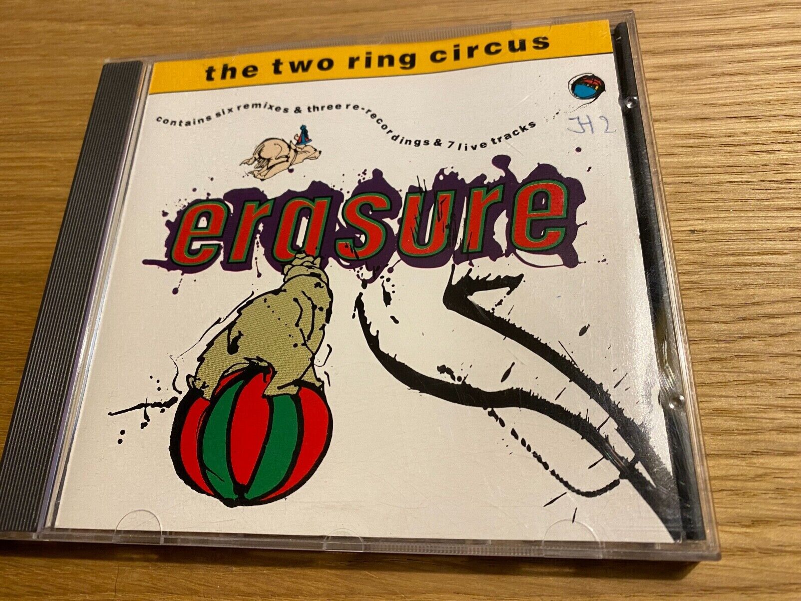 ERASURE "THE CIRCUS" 1987 CD ALBUM 16 TRACKS MUTE RECORDS  INTERCORD TON GMBH*