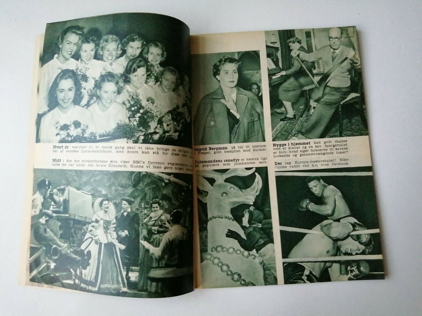 Danish magazine"Uge-Revyen" No 50 1953Cyd Charisse coverMany other stars