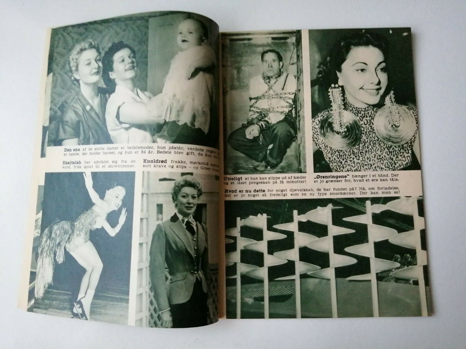 Danish magazine"Uge-Revyen" No 50 1953Cyd Charisse coverMany other stars