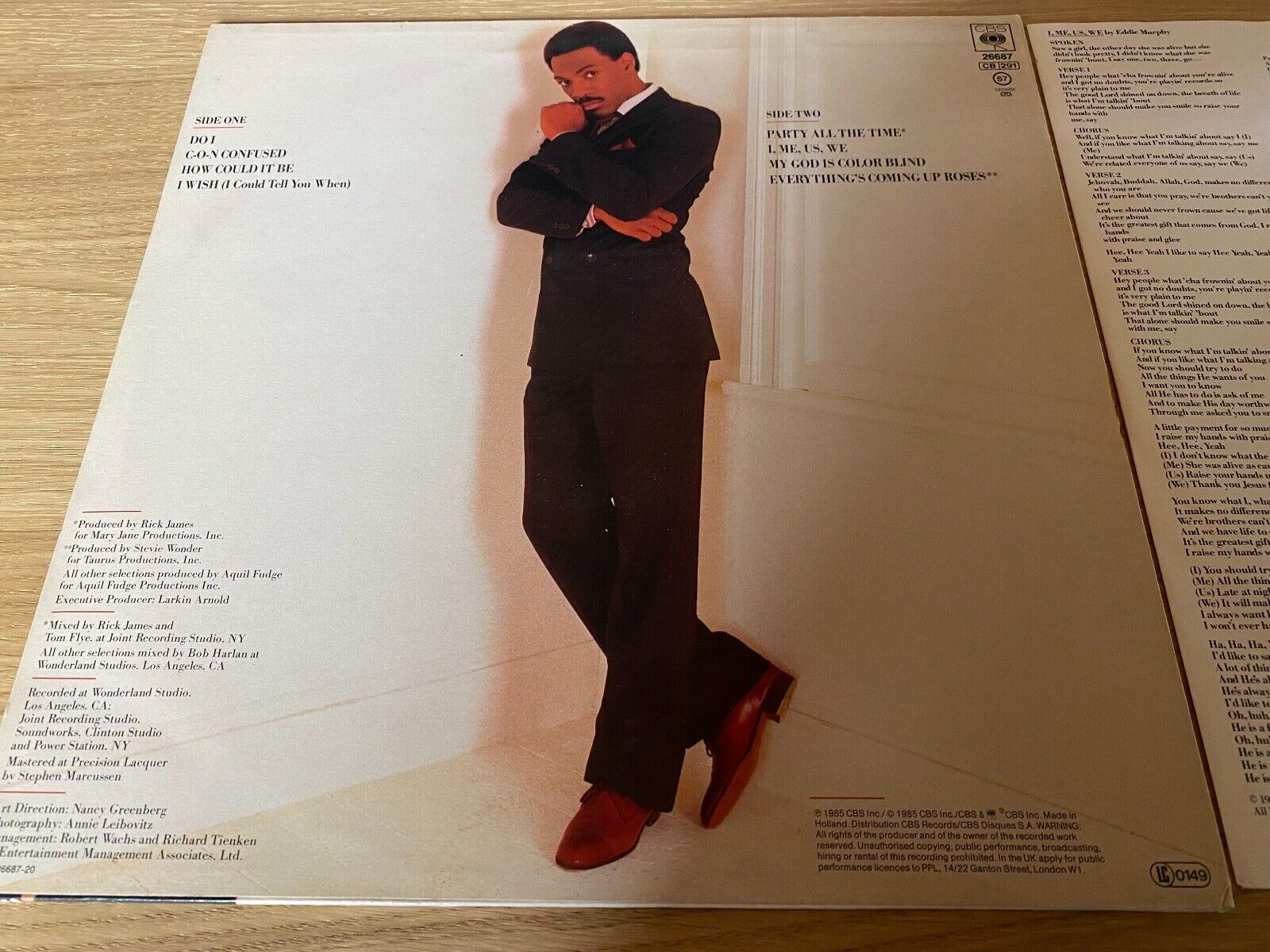 EDDIE MURPHY "HOW COULD IT BE" CBS RECORDS 1985 DUTCH PRESSED VINYL LP 8 TRACKS