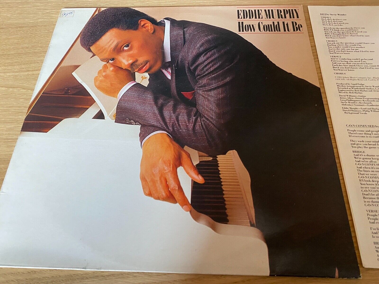 EDDIE MURPHY "HOW COULD IT BE" CBS RECORDS 1985 DUTCH PRESSED VINYL LP 8 TRACKS