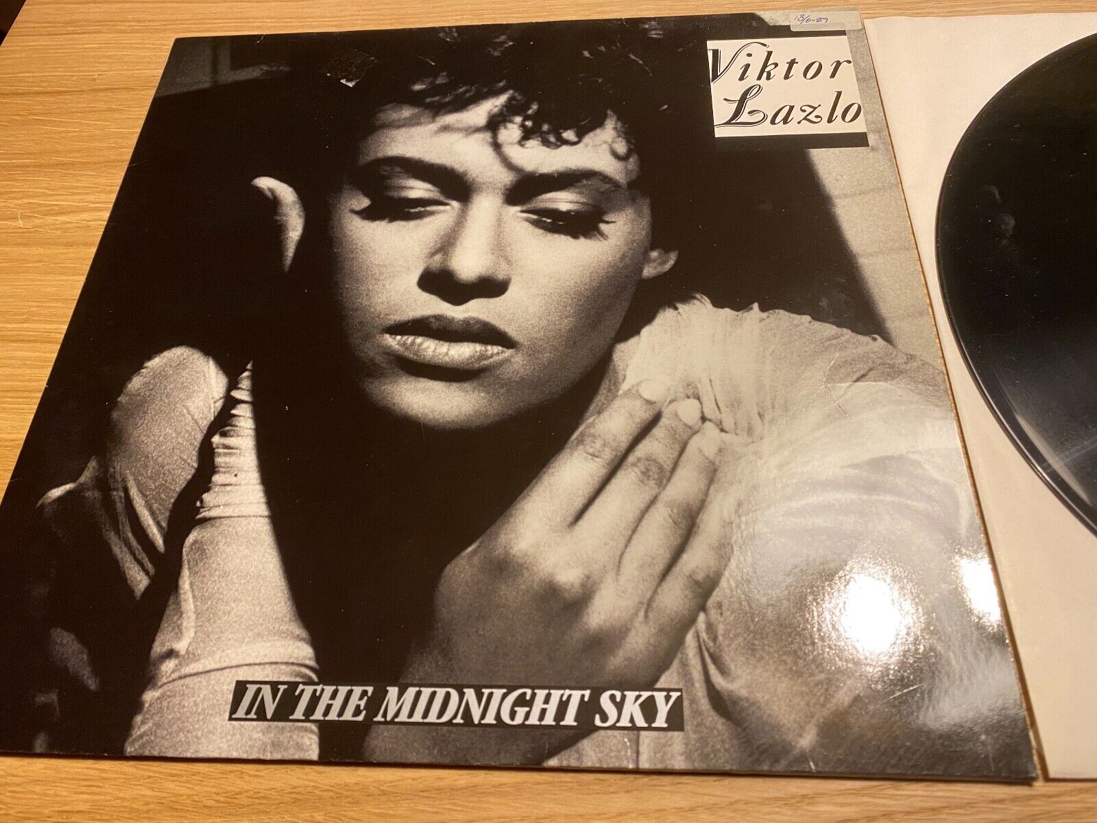 VIKTOR LAZLO "IN THE MIDNIGHT SKY" GERMAN PRESSED 12" 1989 POLYDOR RECORDS RARE*