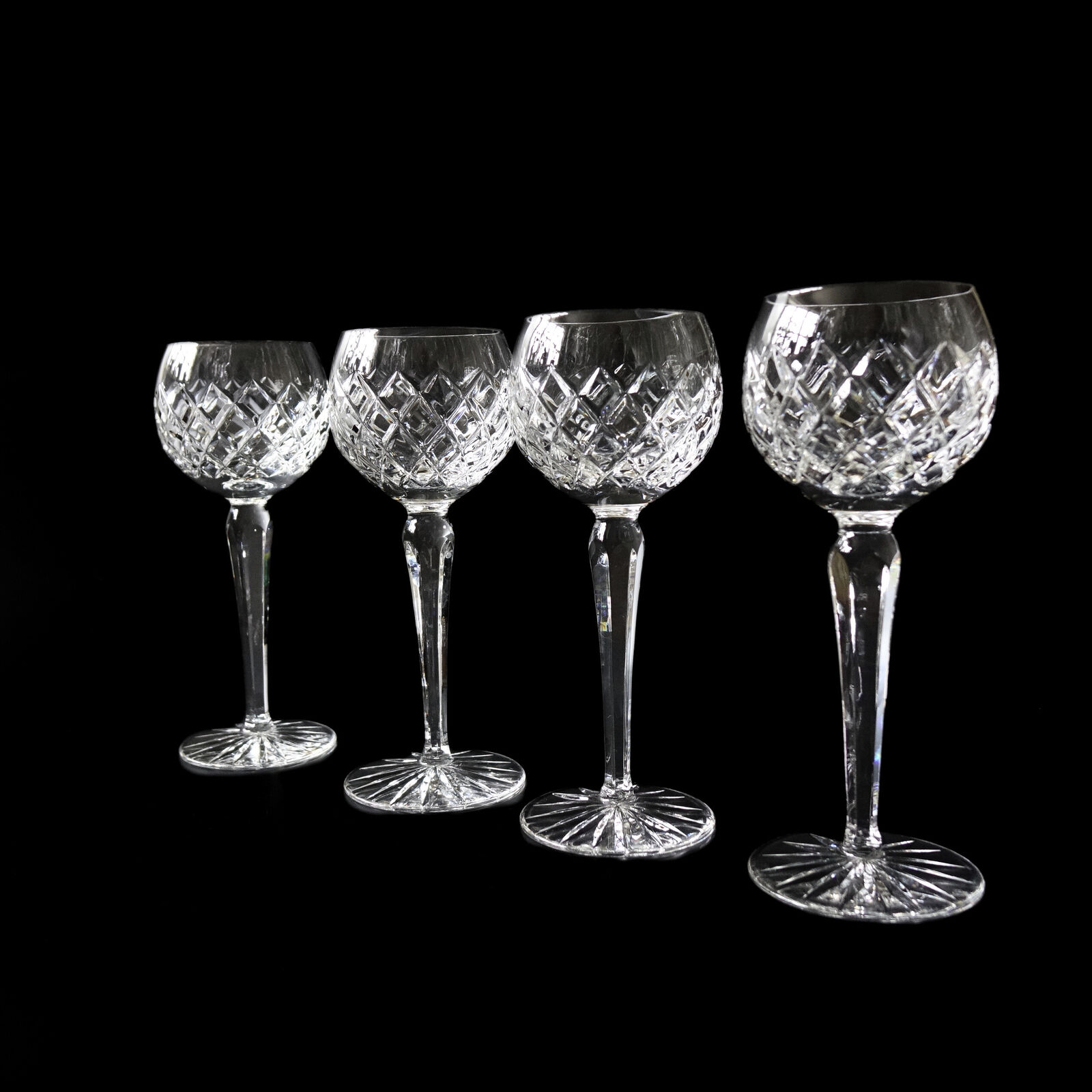 Vintage Crystal high wine glass design "Waterford" from Europe mid-century